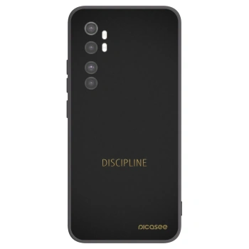 Picasee Xiaomi Mi Note 10 Lite Hülle - Schwarzes Silikon - Discipline