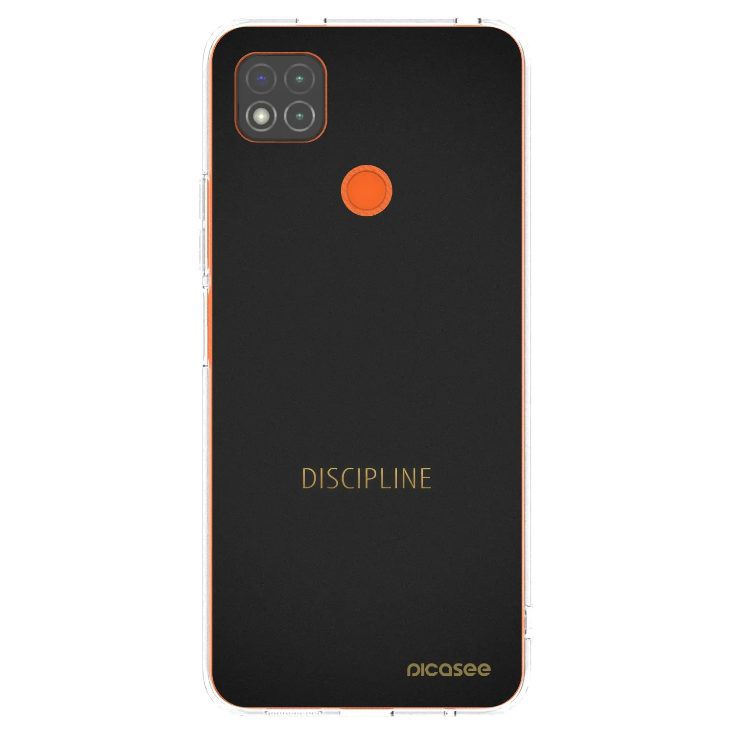 Picasee Xiaomi Redmi 9C Hülle - Transparentes Silikon - Discipline