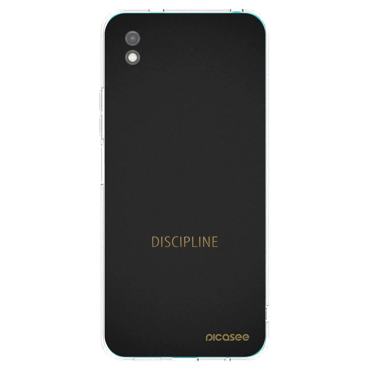 Picasee Xiaomi Redmi 9A Hülle - Schwarzes Silikon - Discipline