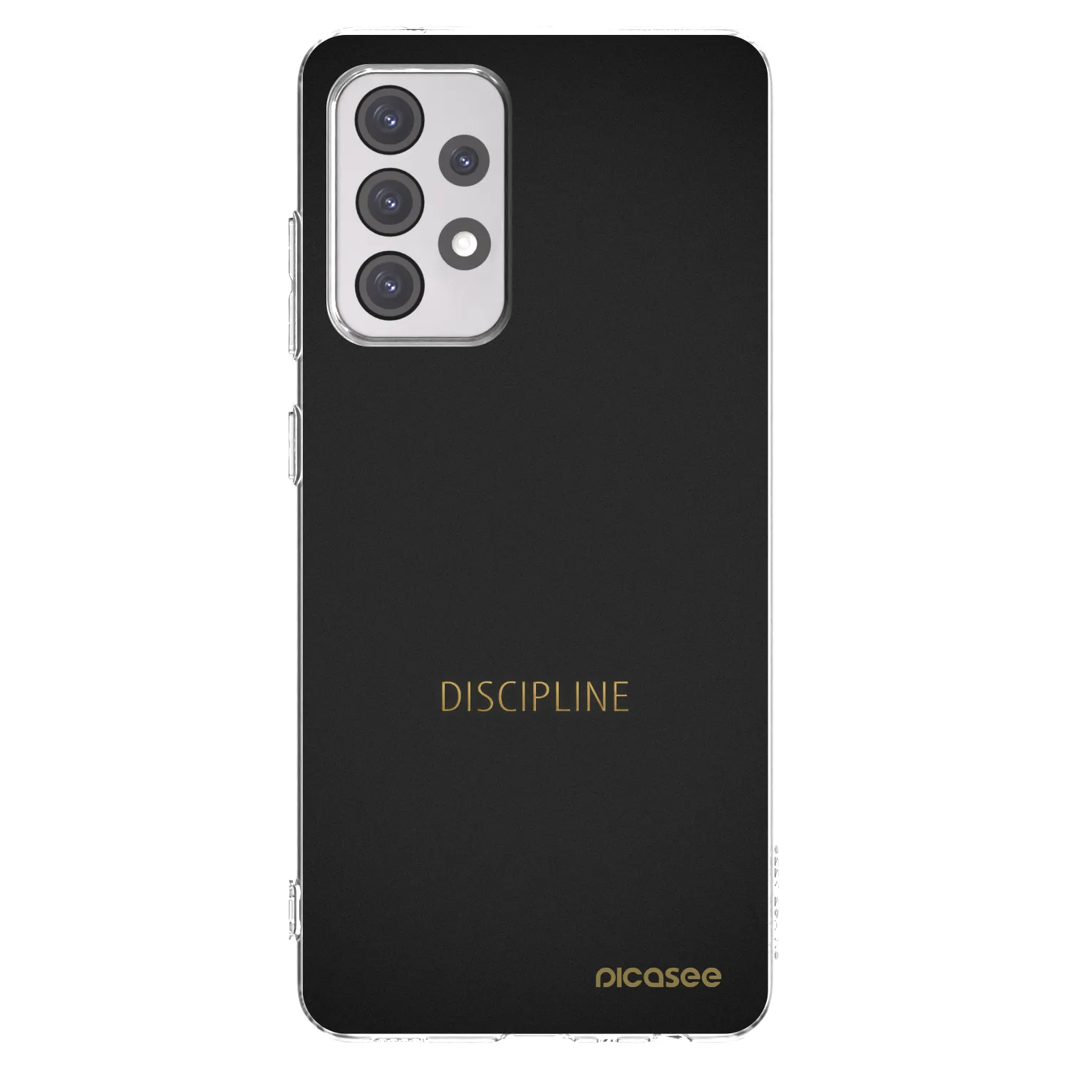 Picasee Samsung Galaxy A52 5G A525F Hülle - Transparentes Silikon - Discipline