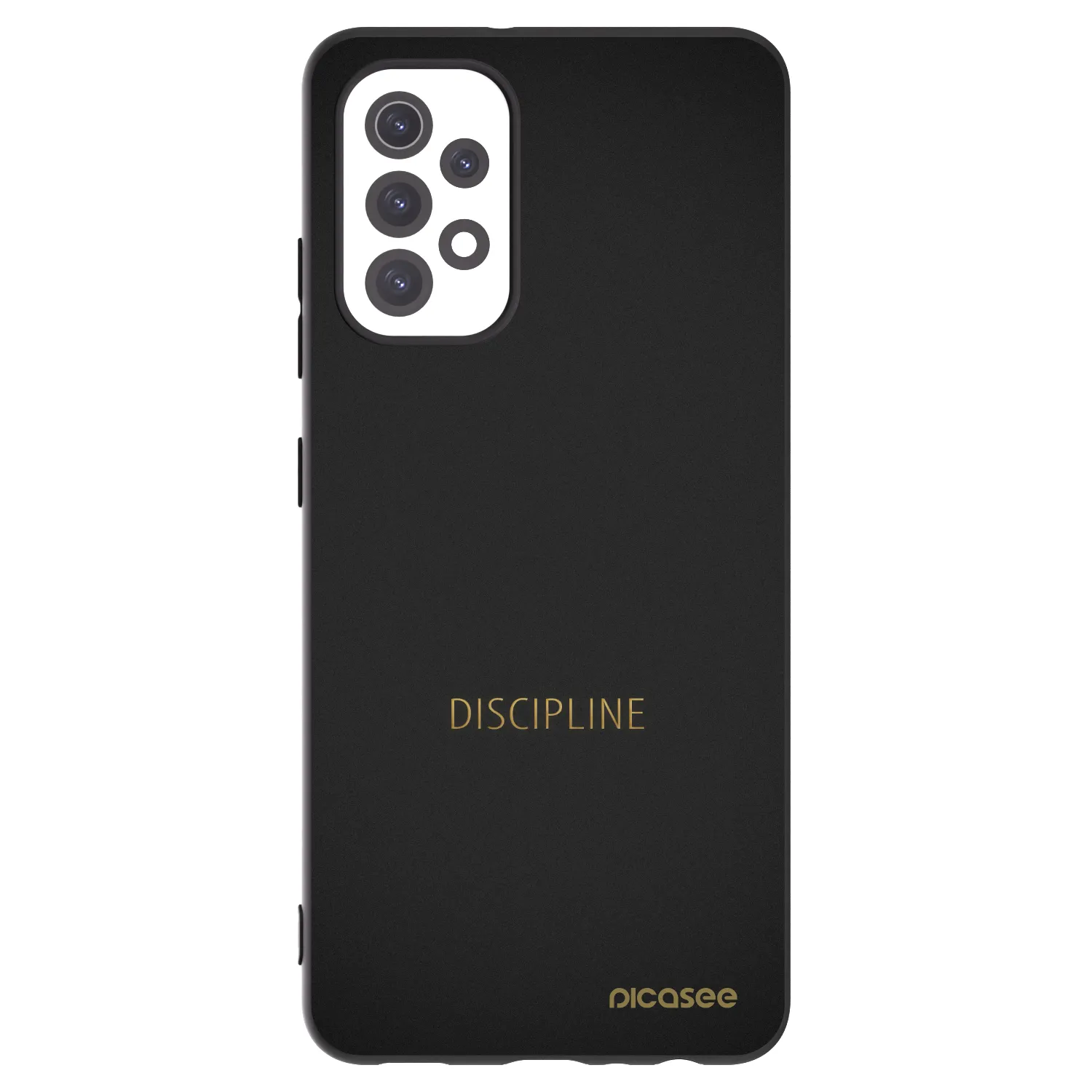 Picasee Samsung Galaxy A32 5G A326B Hülle - Schwarzes Silikon - Discipline