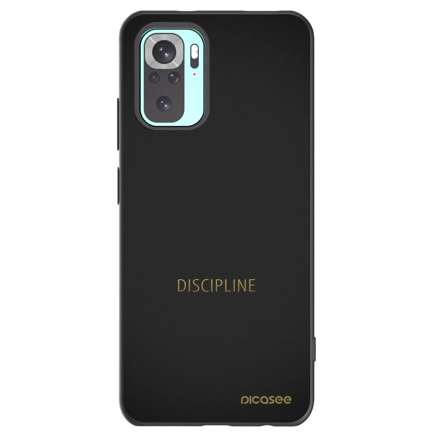 Picasee Xiaomi Redmi Note 10 Pro Hülle - Schwarzes Silikon - Discipline