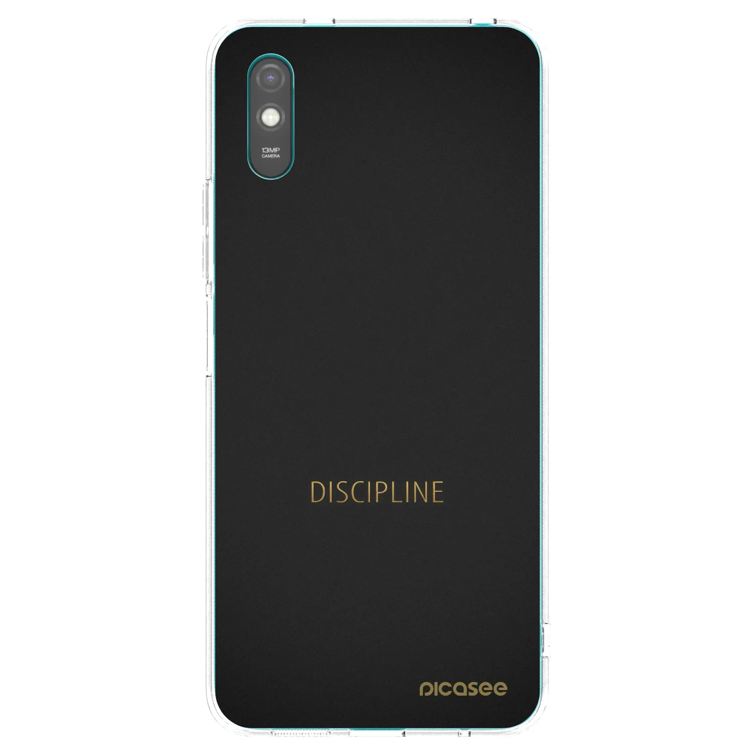 Picasee Xiaomi Redmi 9AT Hülle - Transparentes Silikon - Discipline