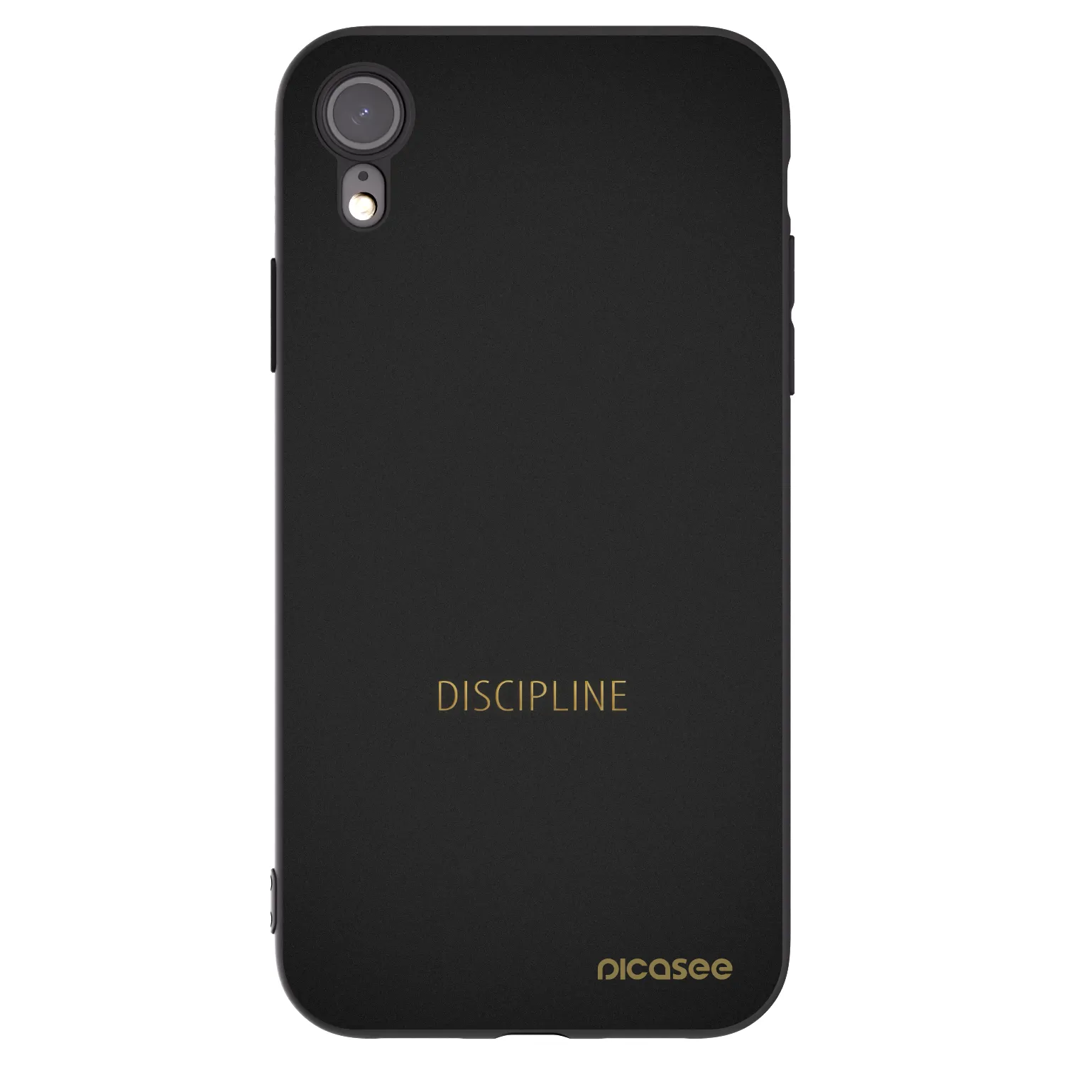 Picasee Apple iPhone 6 Plus/6S Plus Hülle - Schwarzes Silikon - Discipline