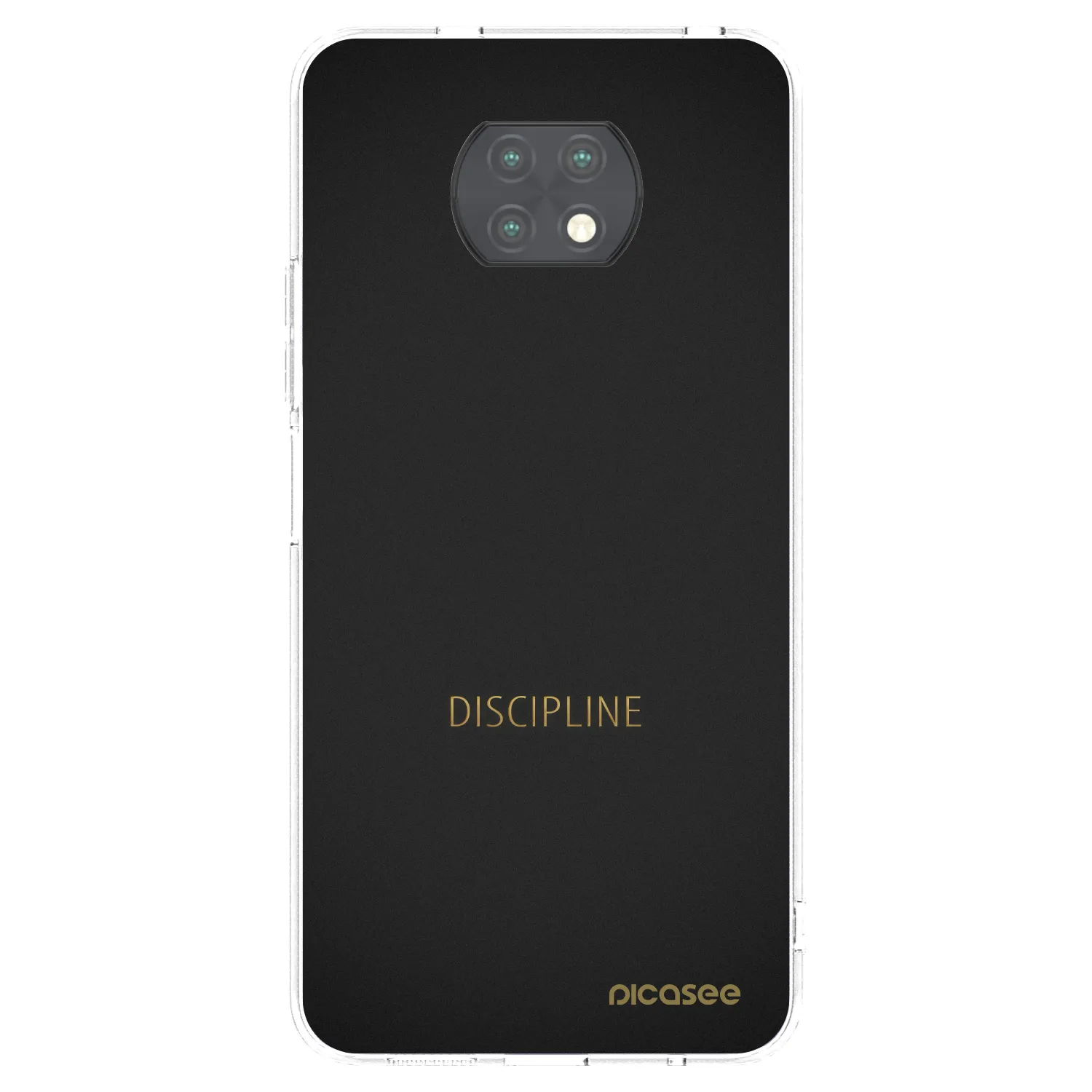 Picasee Xiaomi Redmi Note 9T Hülle - Transparentes Silikon - Discipline