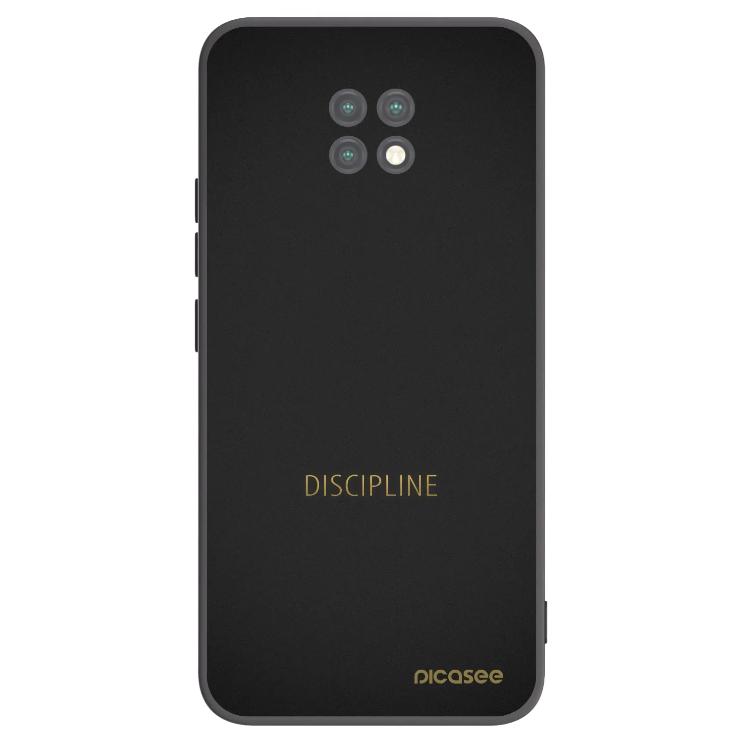 Picasee Xiaomi Redmi Note 9T Hülle - Schwarzes Silikon - Discipline