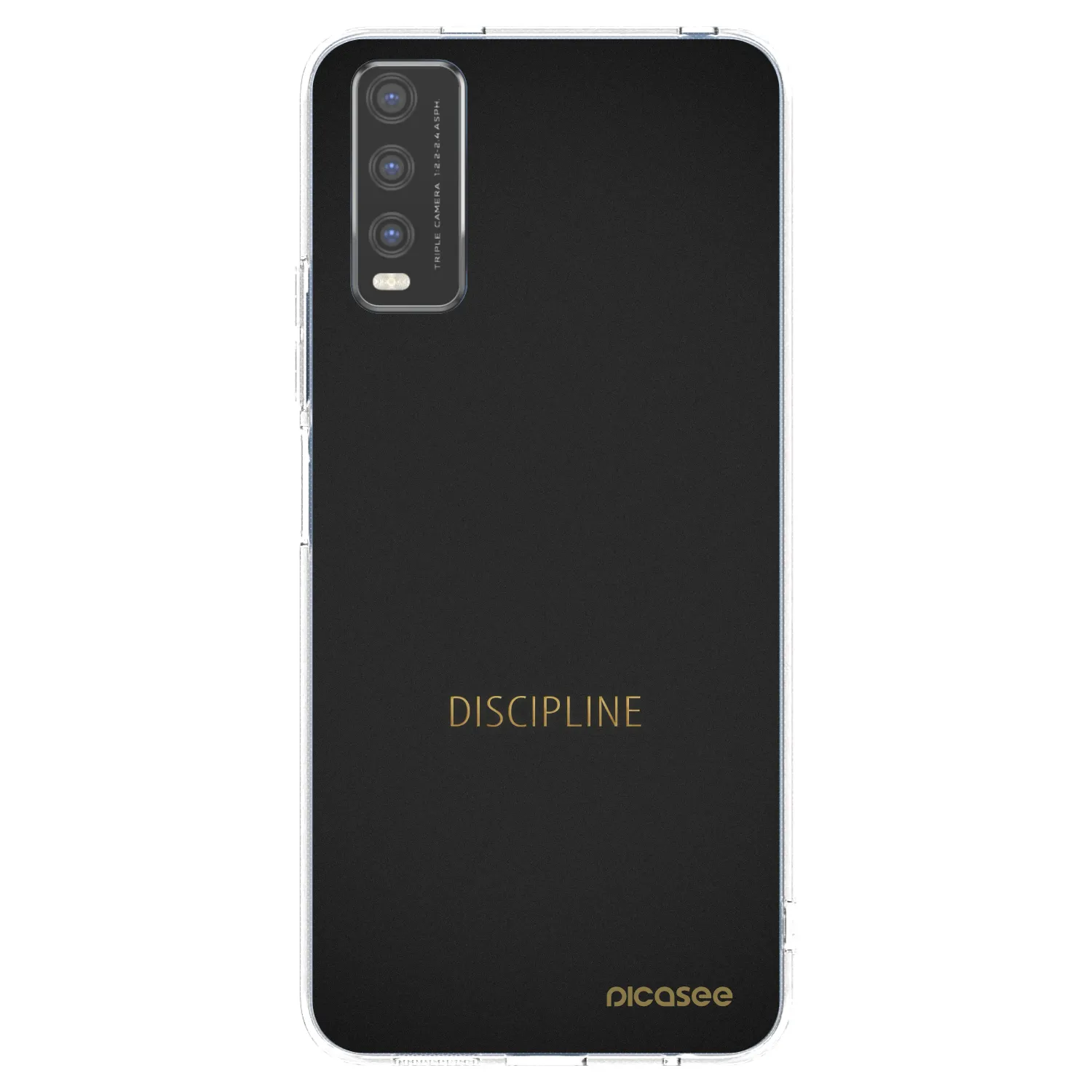 Picasee Vivo Y20s Hülle - Transparentes Silikon - Discipline