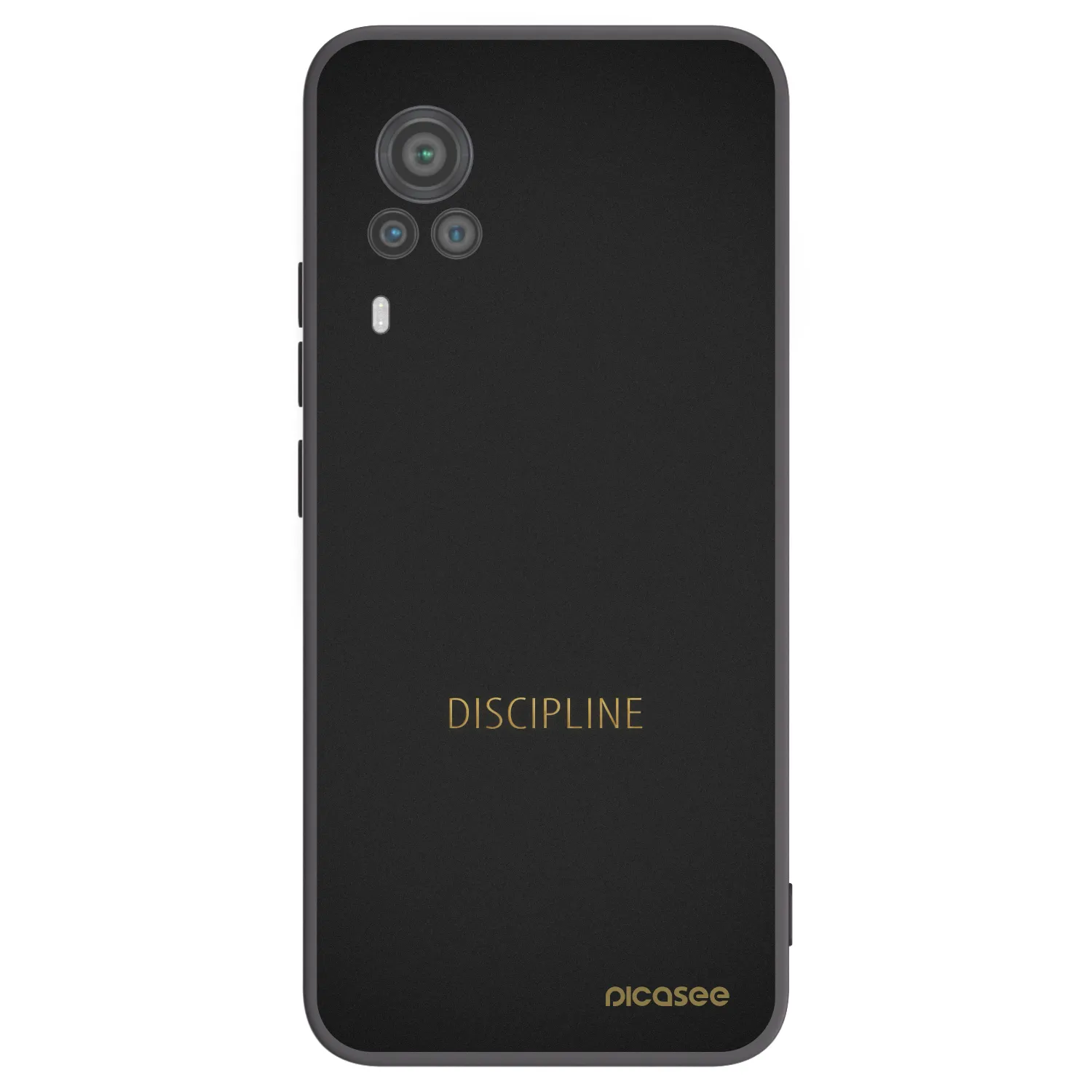 Picasee Vivo X60 Pro 5G Hülle - Schwarzes Silikon - Discipline