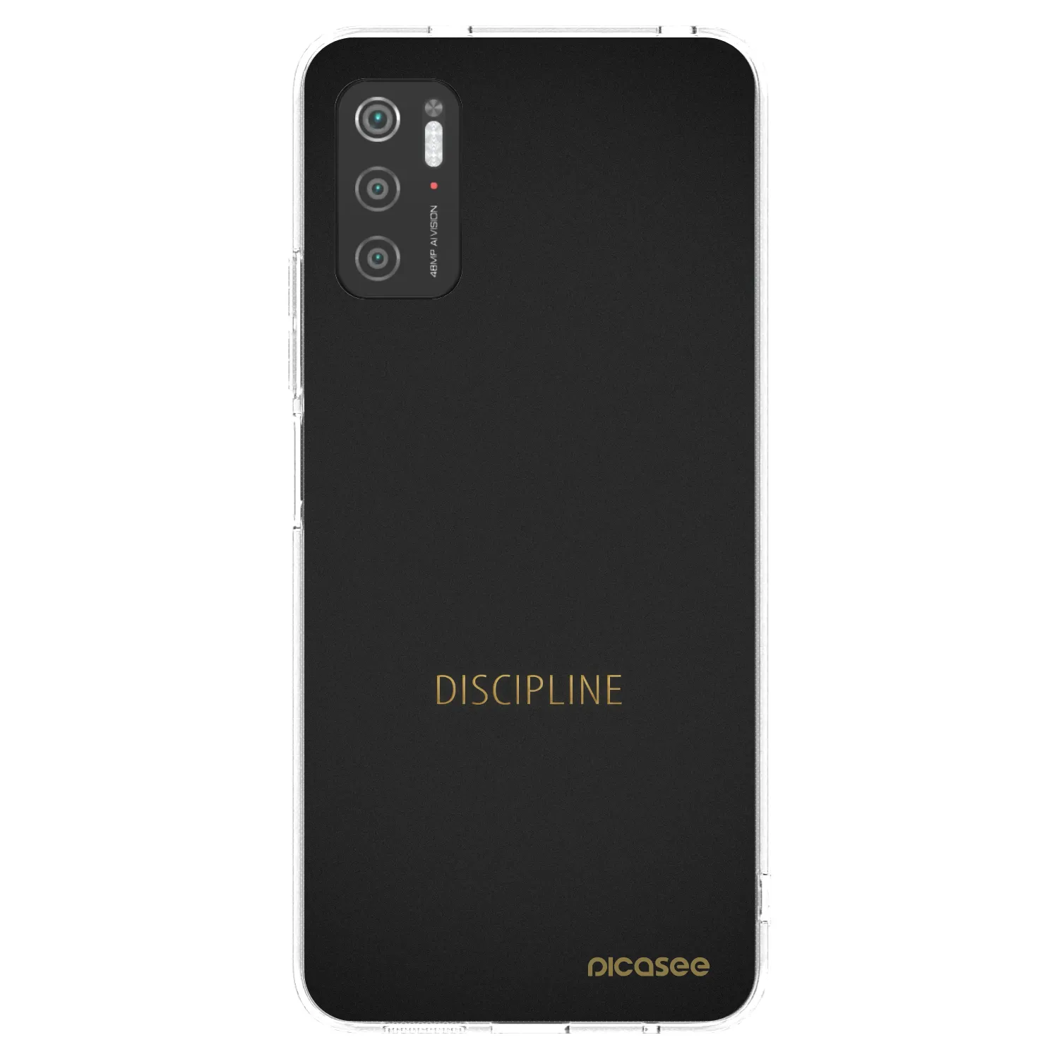 Picasee Xiaomi Poco M3 Pro 5G Hülle - Transparentes Silikon - Discipline