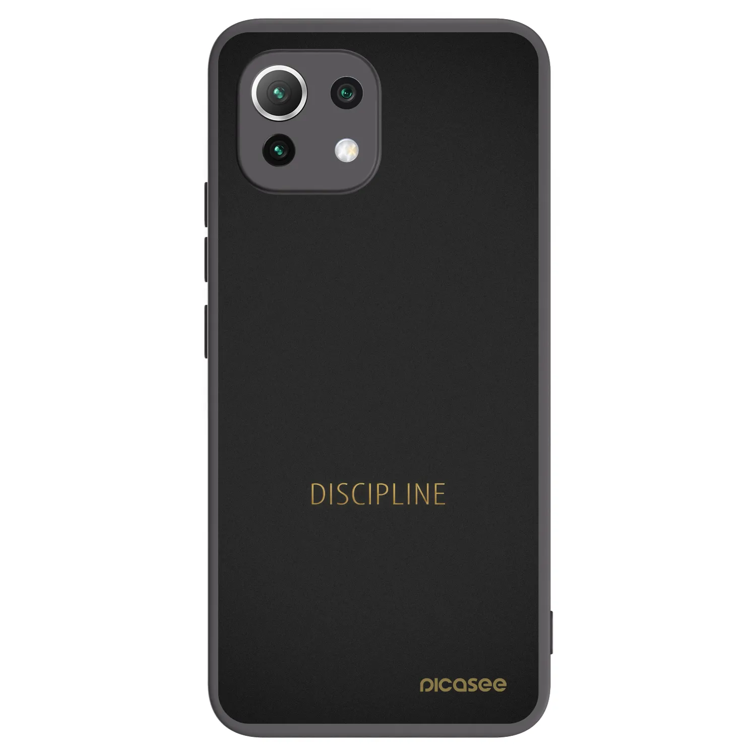 Picasee Xiaomi 11 Lite 5G NE Hülle - Schwarzes Silikon - Discipline