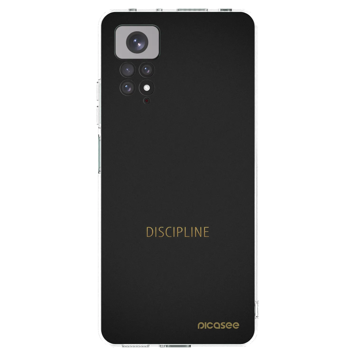 Picasee Xiaomi Redmi Note 11S 4G Hülle - Transparentes Silikon - Discipline