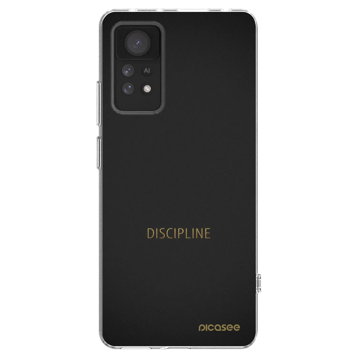 Picasee Xiaomi Redmi Note 11 Pro Hülle - Transparentes Silikon - Discipline