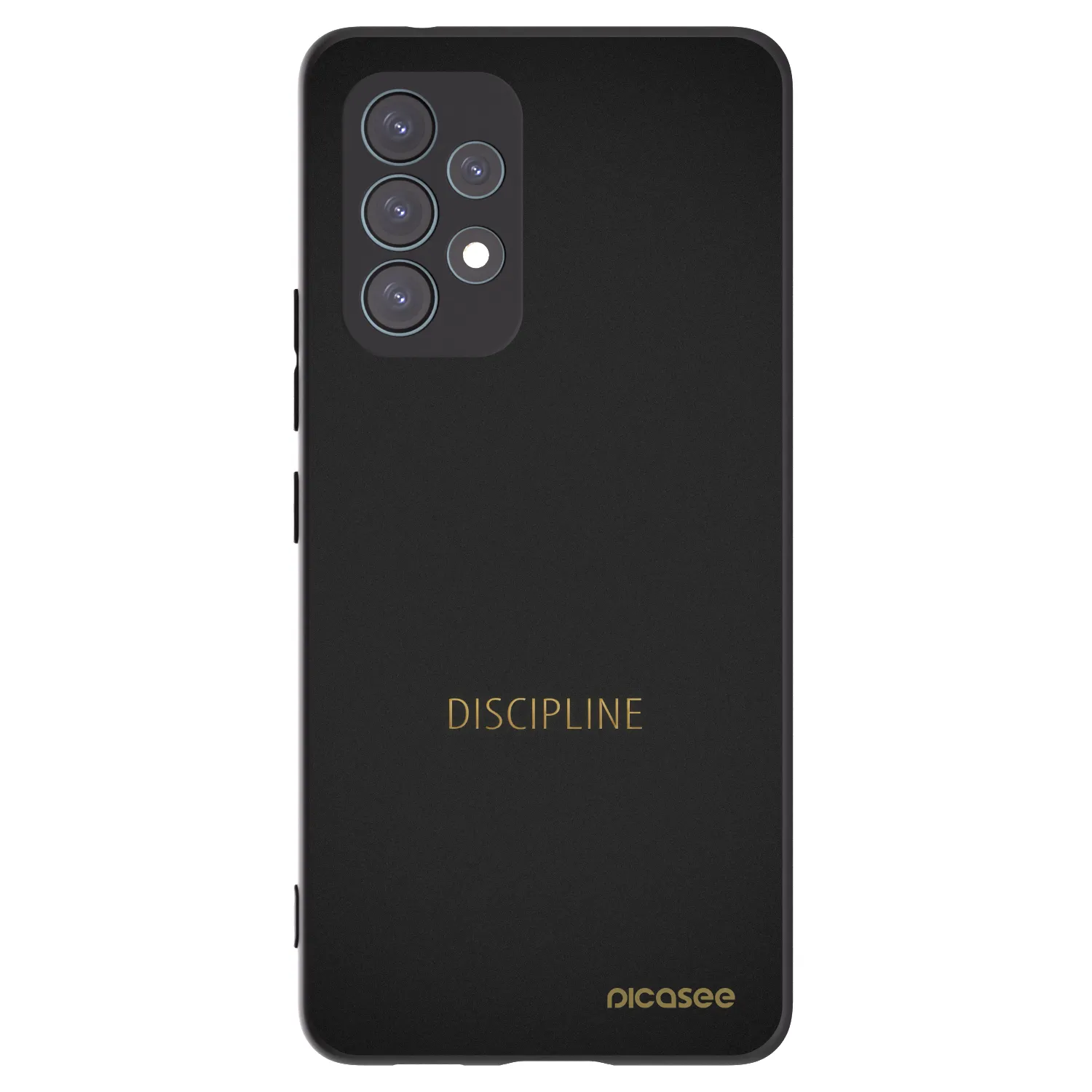 Picasee Samsung Galaxy A53 5G A536 Hülle - Schwarzes Silikon - Discipline