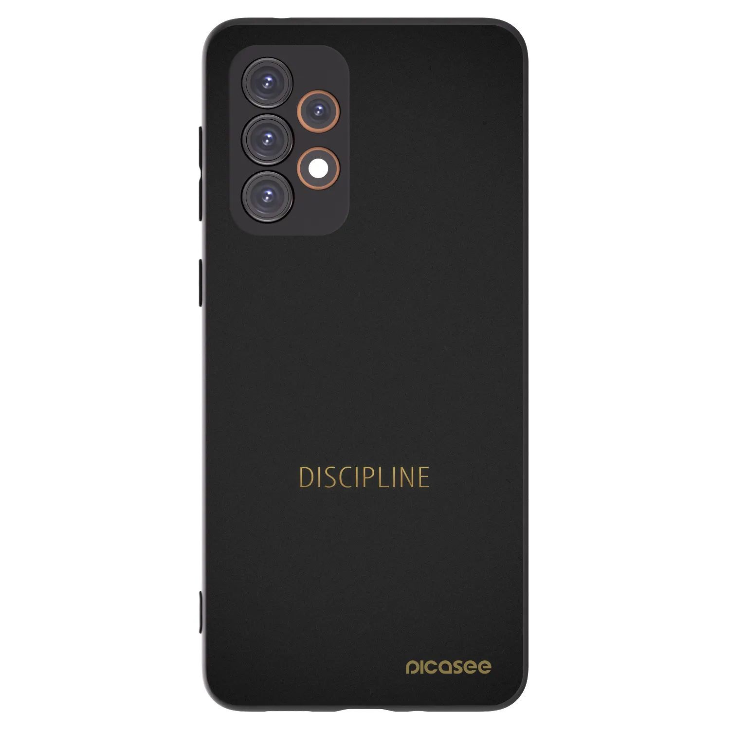 Picasee Samsung Galaxy A33 5G A336 Hülle - Schwarzes Silikon - Discipline