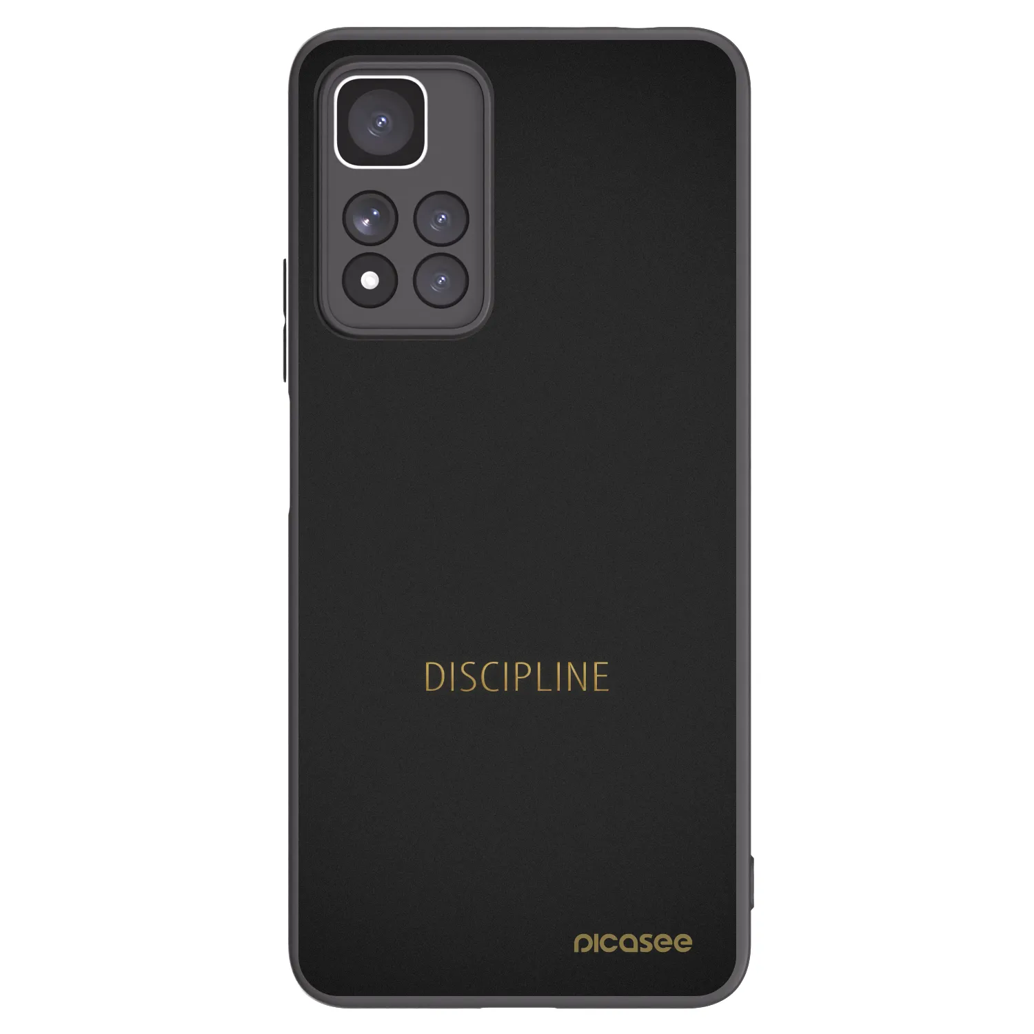 Picasee Xiaomi Redmi Note 11 Pro+ 5G Hülle - Schwarzes Silikon - Discipline