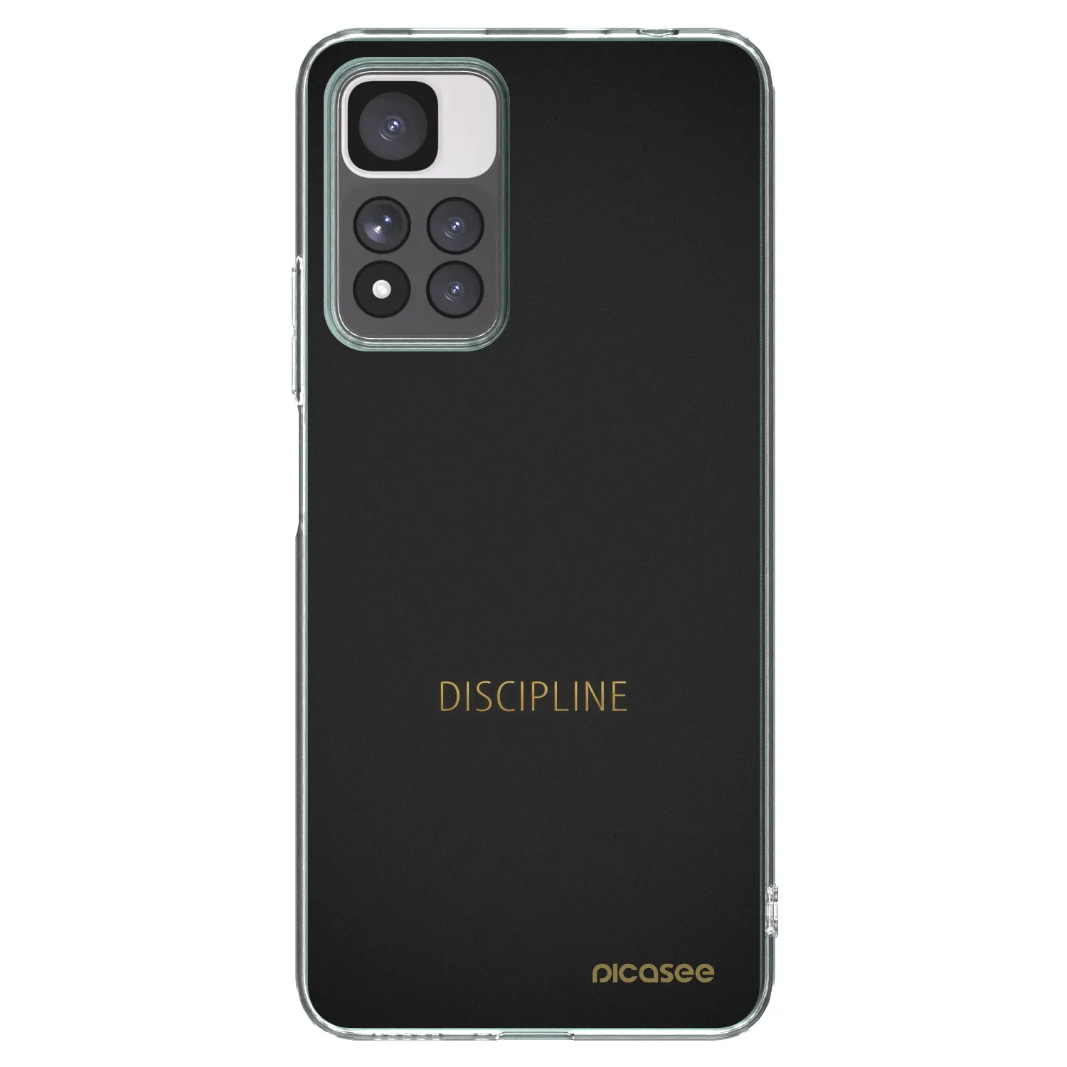 Picasee Xiaomi Redmi Note 11 Pro+ 5G Hülle - Transparentes Silikon - Discipline