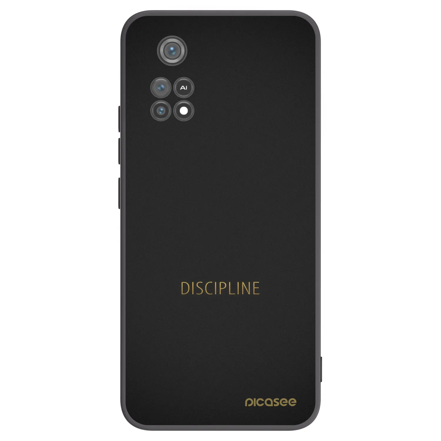 Picasee Xiaomi Poco M4 Pro Hülle - Schwarzes Silikon - Discipline