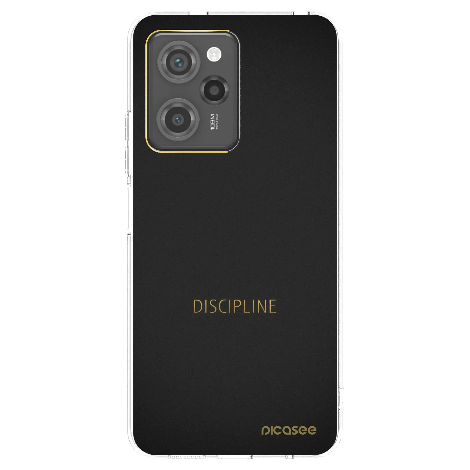 Picasee Xiaomi Poco X5 Pro Hülle - Transparentes Silikon - Discipline