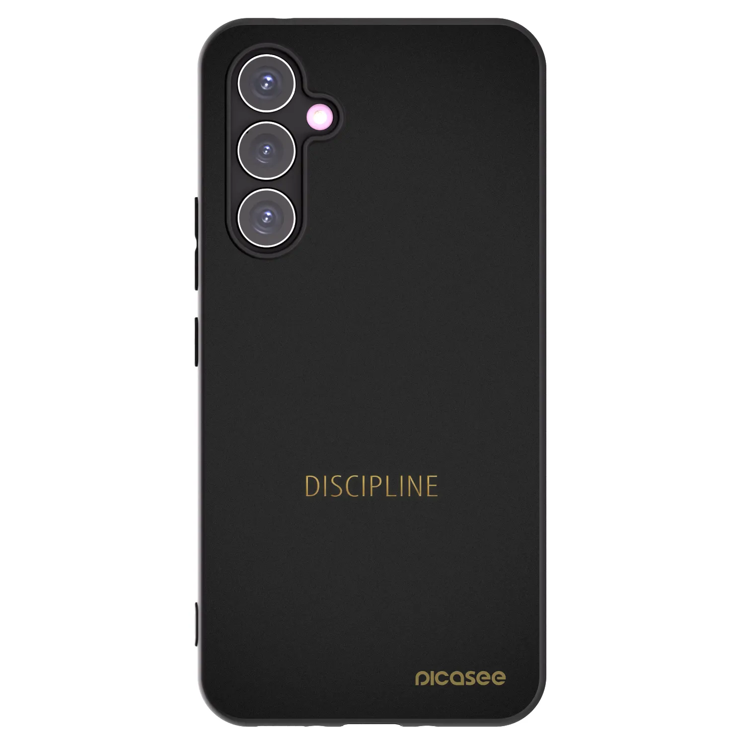 Picasee Samsung Galaxy A54 5G A546B Hülle - Schwarzes Silikon - Discipline