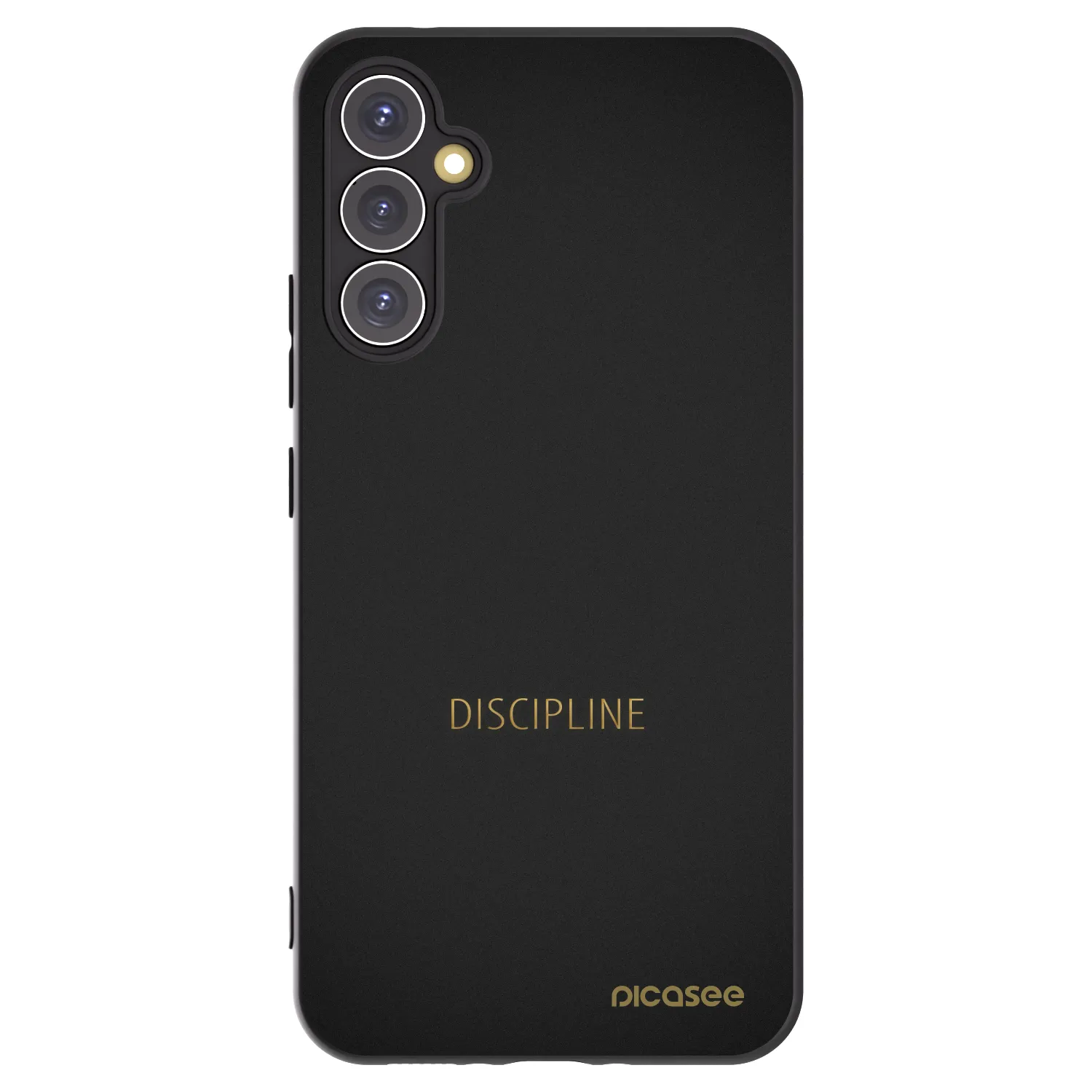 Picasee Samsung Galaxy A34 5G A346B Hülle - Schwarzes Silikon - Discipline