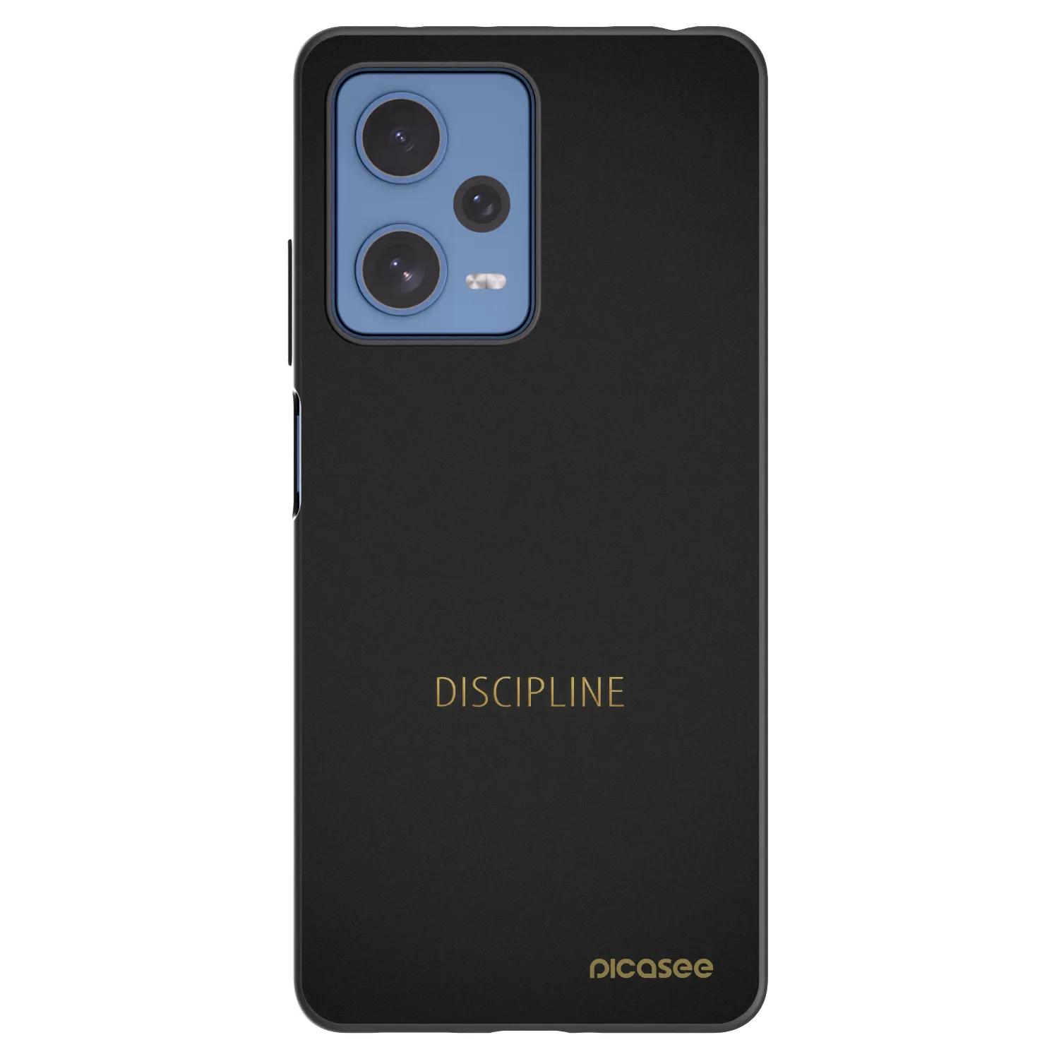 Picasee Xiaomi Redmi Note 12 Pro 5G Hülle - Schwarzes Silikon - Discipline