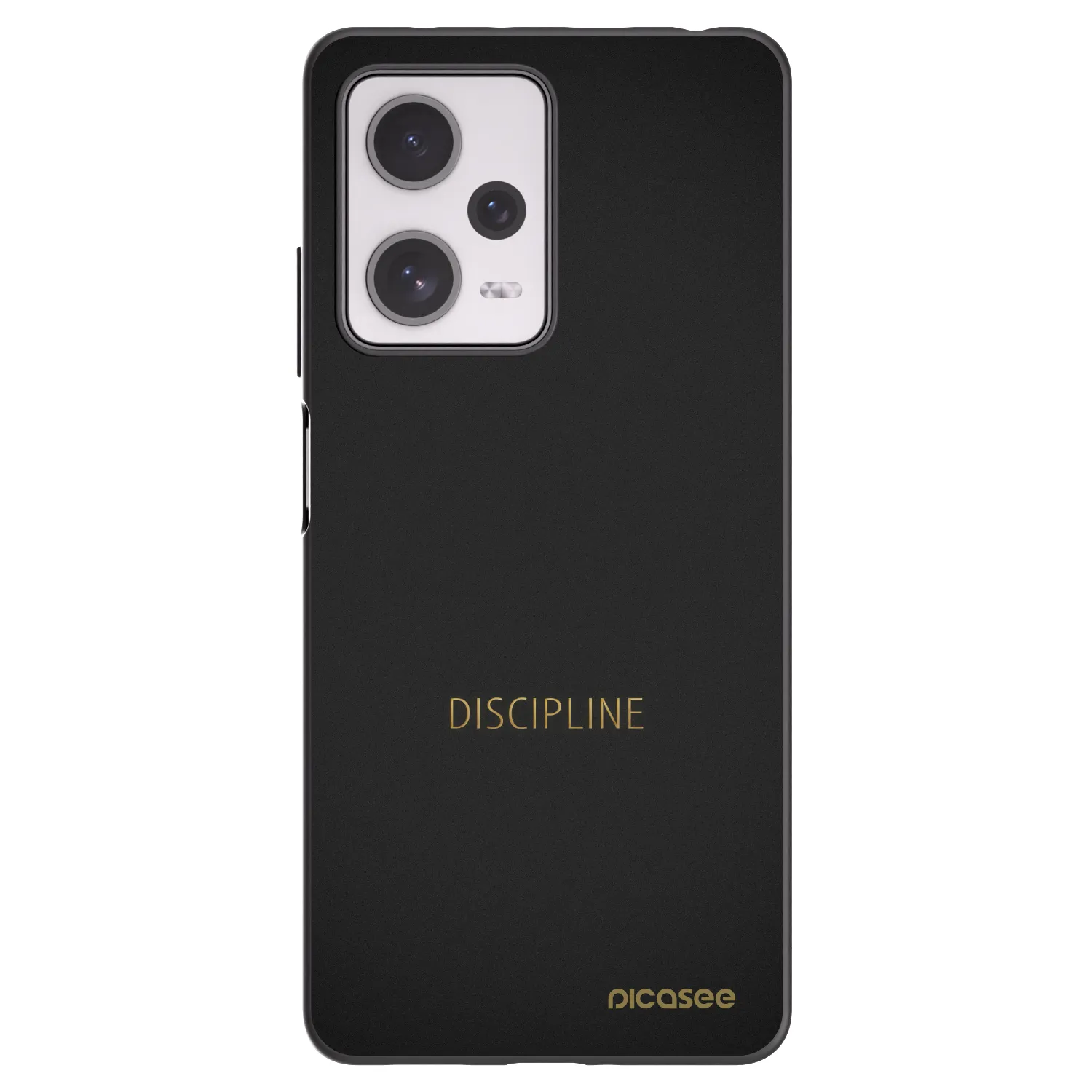 Picasee Xiaomi Redmi Note 12 Pro+ 5G Hülle - Schwarzes Silikon - Discipline