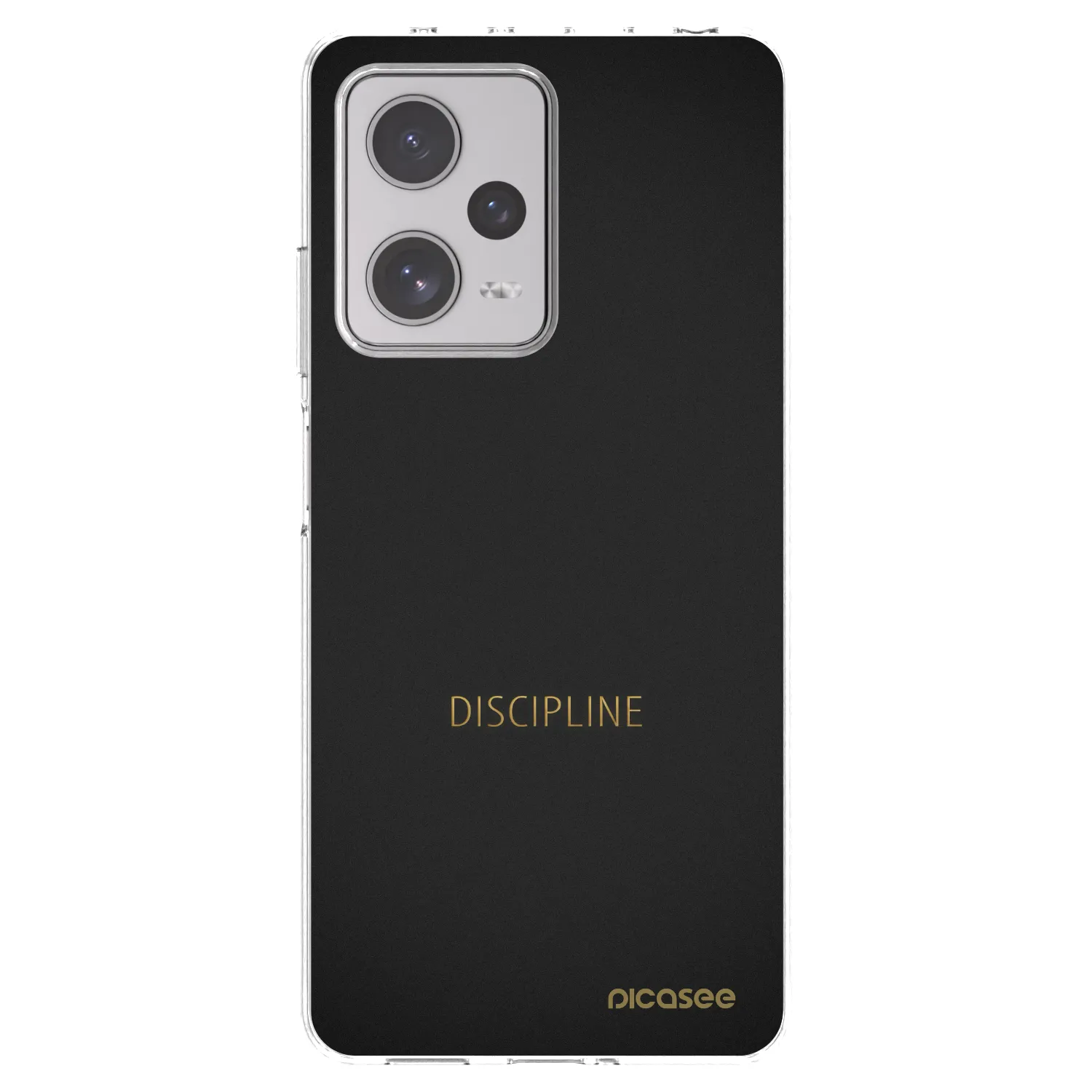 Picasee Xiaomi Redmi Note 12 Pro+ 5G Hülle - Transparentes Silikon - Discipline