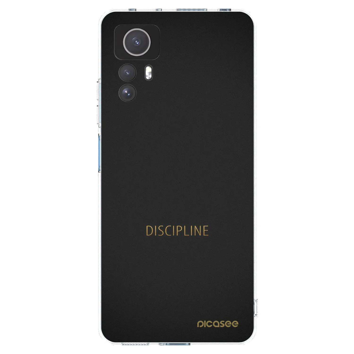 Picasee Xiaomi Redmi Note 12S Hülle - Transparentes Silikon - Discipline