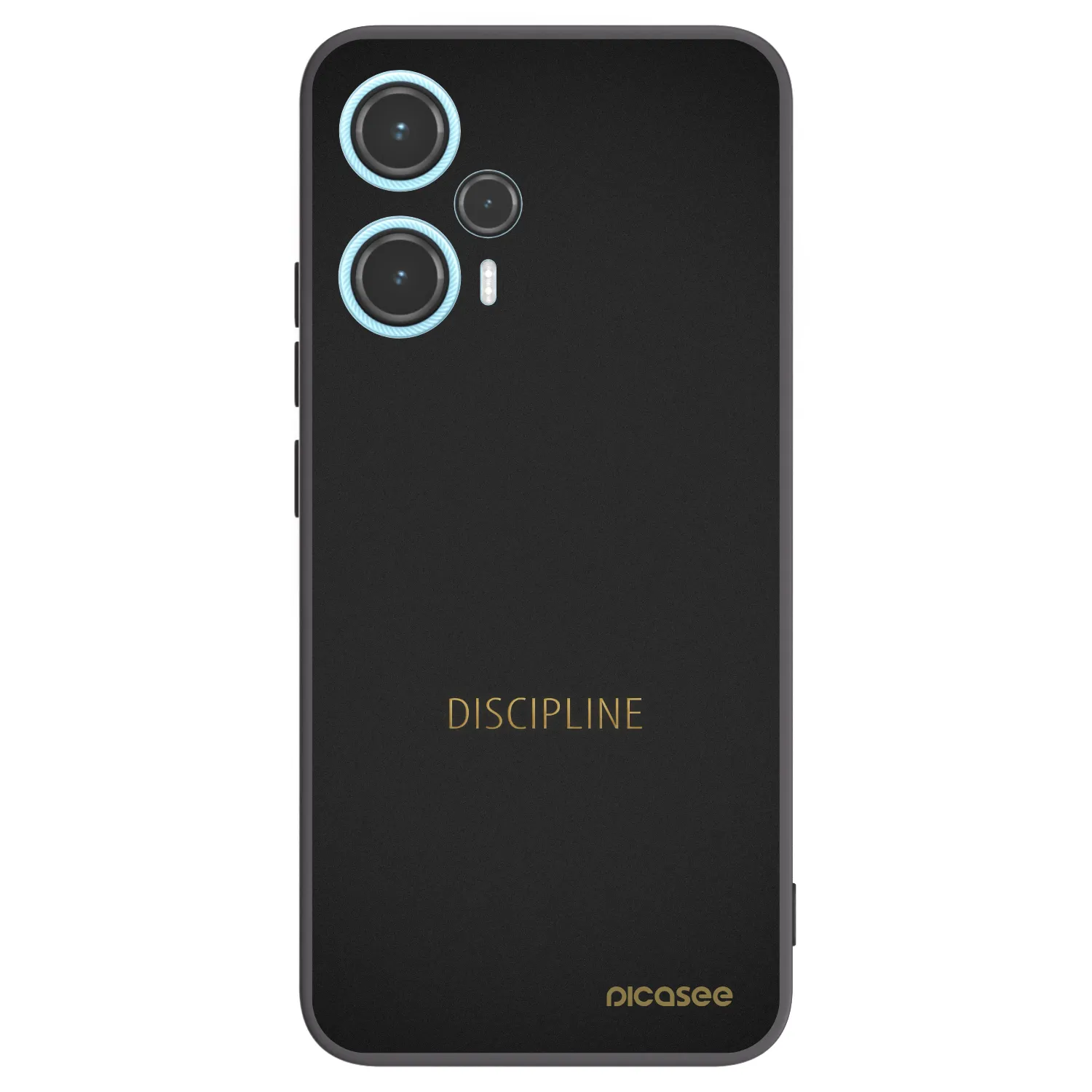 Picasee Xiaomi Poco F5 Hülle - Schwarzes Silikon - Discipline