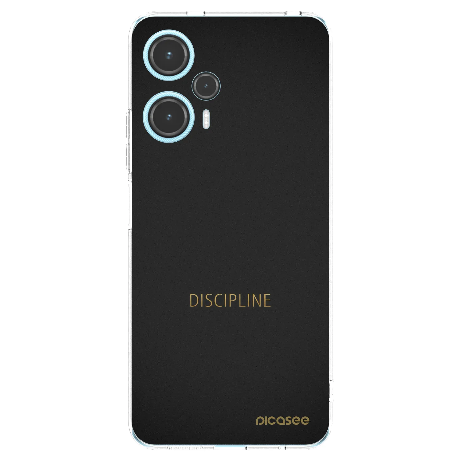 Picasee Xiaomi Poco F5 Hülle - Transparentes Silikon - Discipline