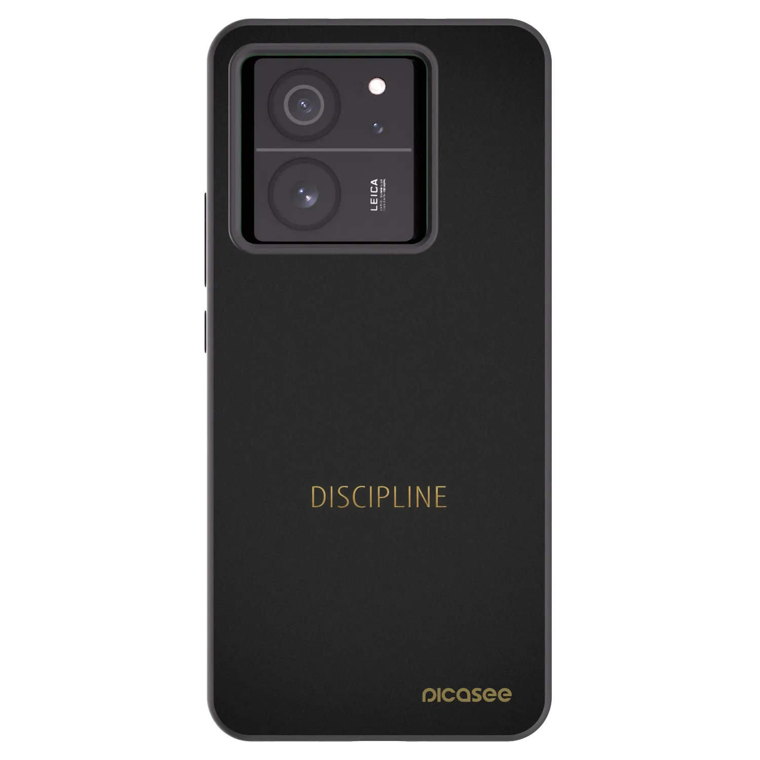 Picasee Xiaomi 13T Hülle - Schwarzes Silikon - Discipline