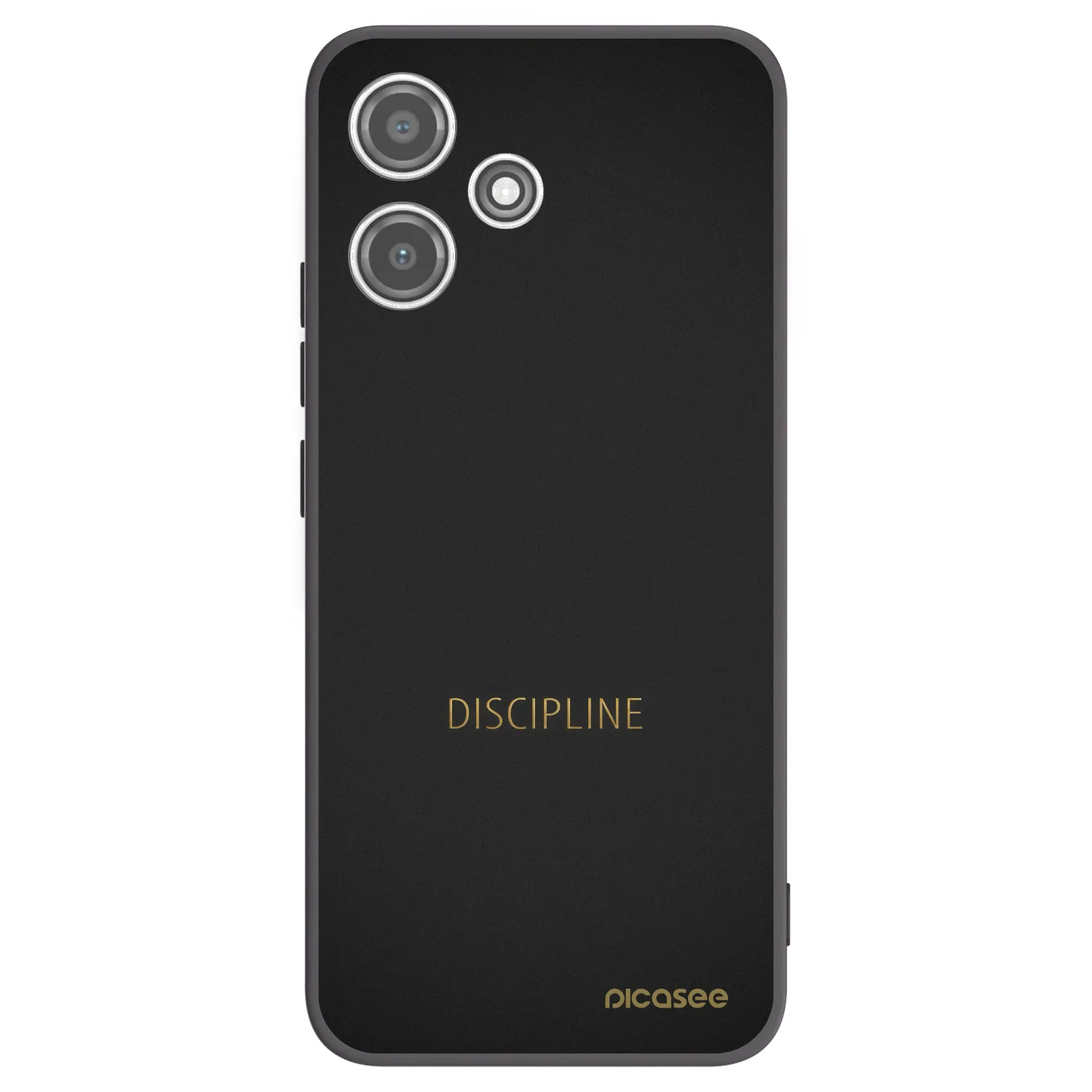 Picasee Xiaomi Redmi 12 5G Hülle - Schwarzes Silikon - Discipline