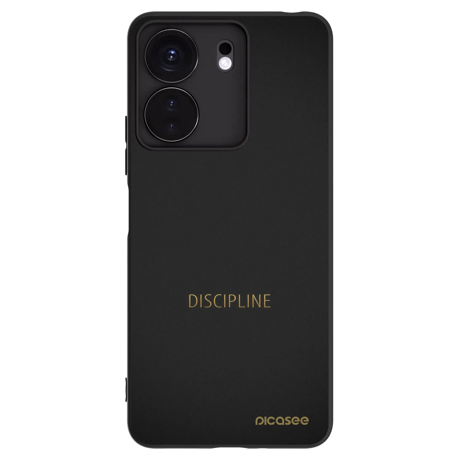 Picasee Xiaomi Redmi 13C 4G Hülle - Schwarzes Silikon - Discipline