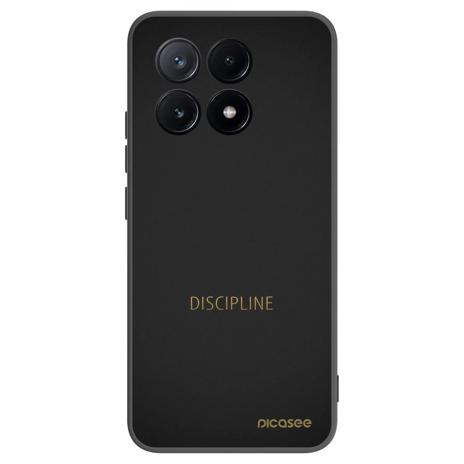 Picasee Xiaomi Poco X6 Pro Hülle - Schwarzes Silikon - Discipline