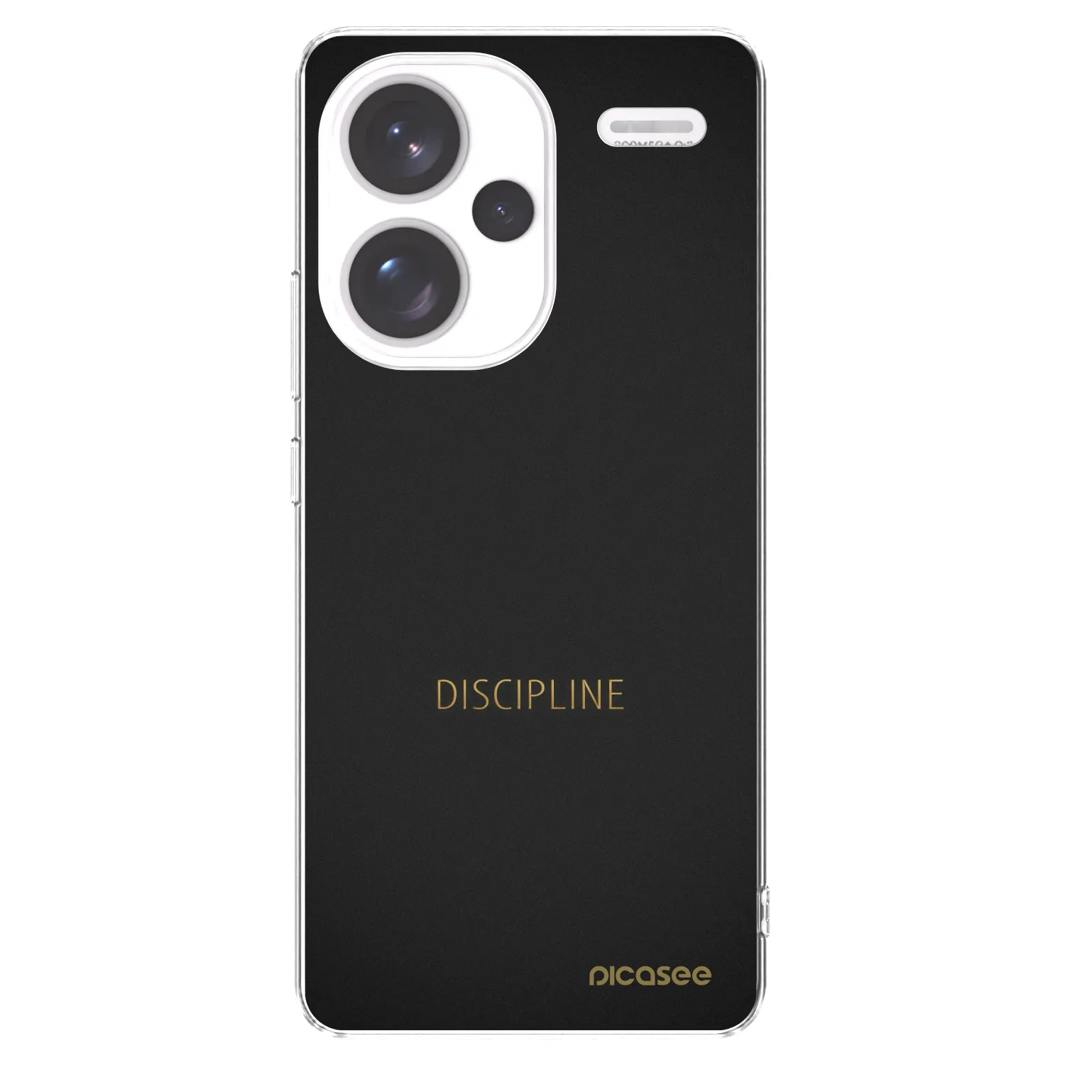 Picasee Xiaomi Redmi Note 13 Pro+ 5G Hülle - Transparentes Silikon - Discipline