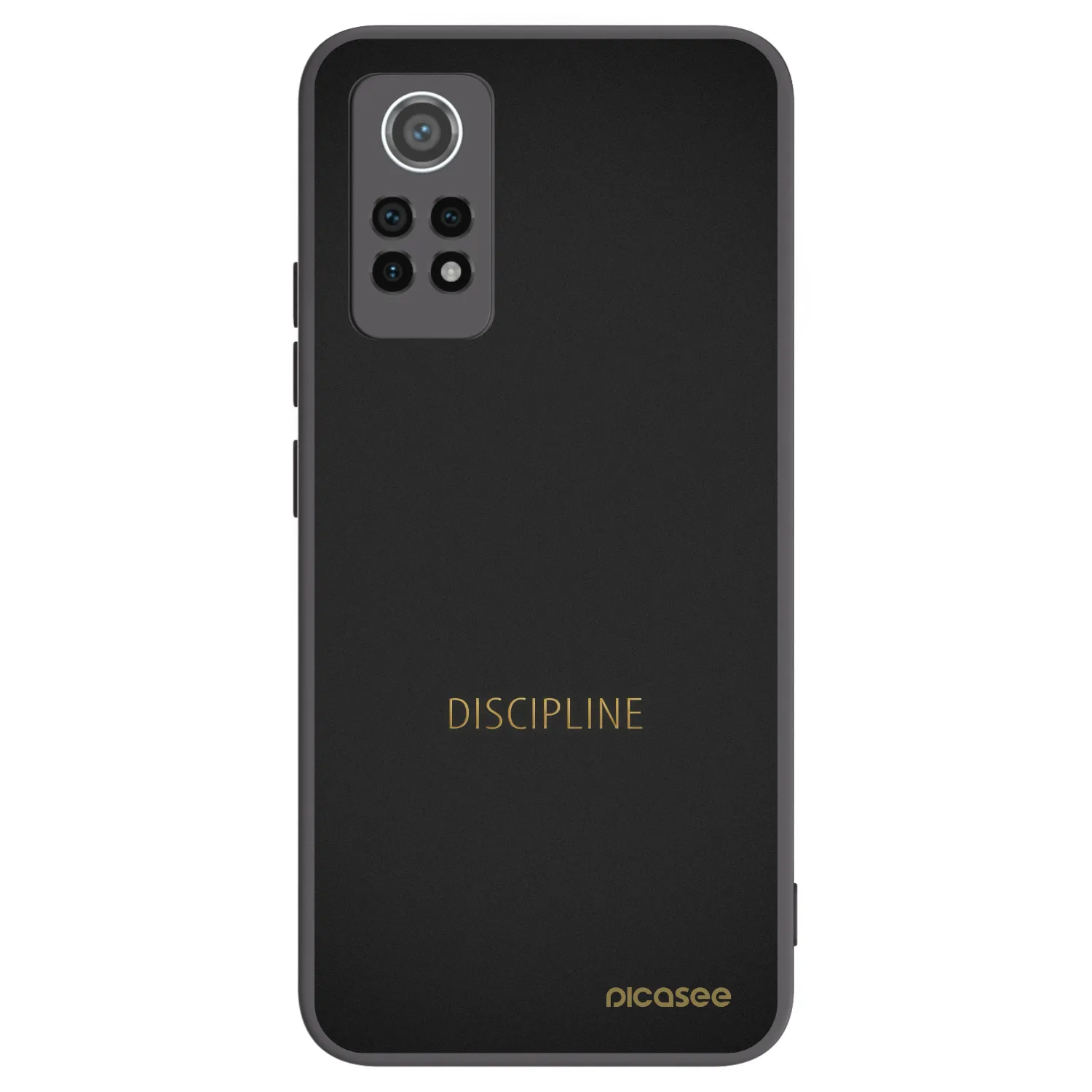 Picasee Xiaomi Redmi Note 12 Pro 4G Hülle - Schwarzes Silikon - Discipline