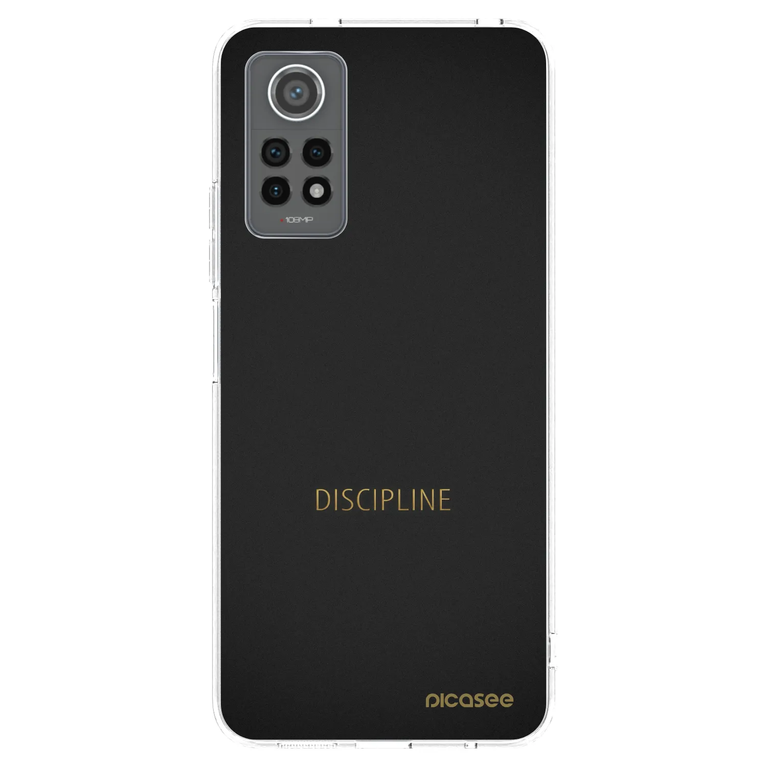 Picasee Xiaomi Redmi Note 12 Pro 4G Hülle - Transparentes Silikon - Discipline