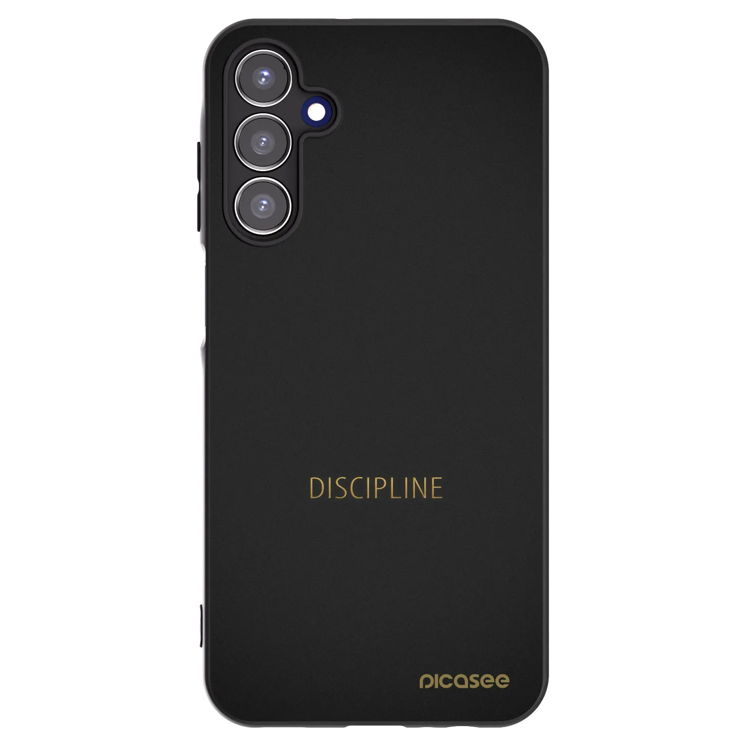 Picasee Samsung Galaxy A15 A156B 5G Hülle - Schwarzes Silikon - Discipline