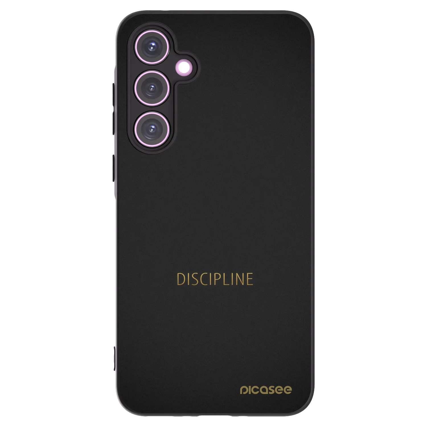 Picasee Samsung Galaxy A35 5G A356B Hülle - Schwarzes Silikon - Discipline