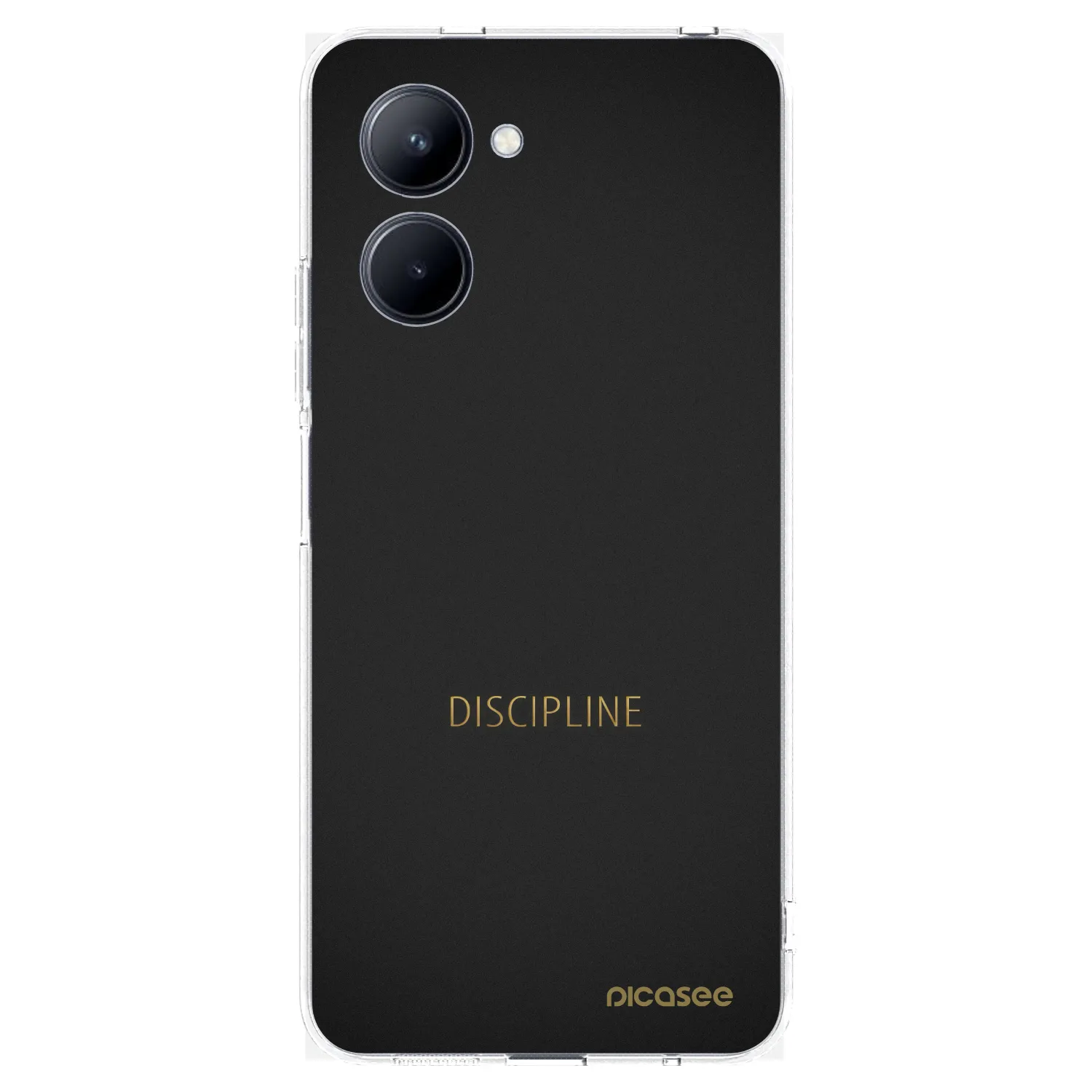 Picasee Realme C33 (2023) Hülle - Transparentes Silikon - Discipline