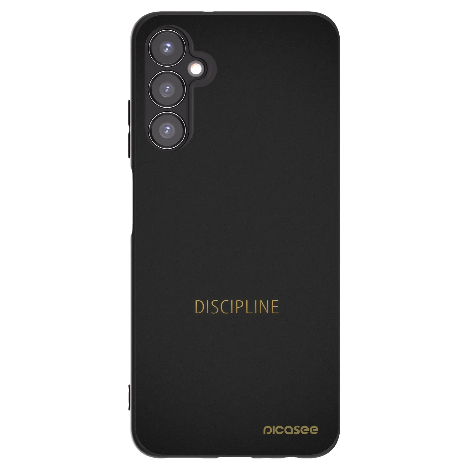 Picasee Samsung Galaxy A05s A057G Hülle - Schwarzes Silikon - Discipline