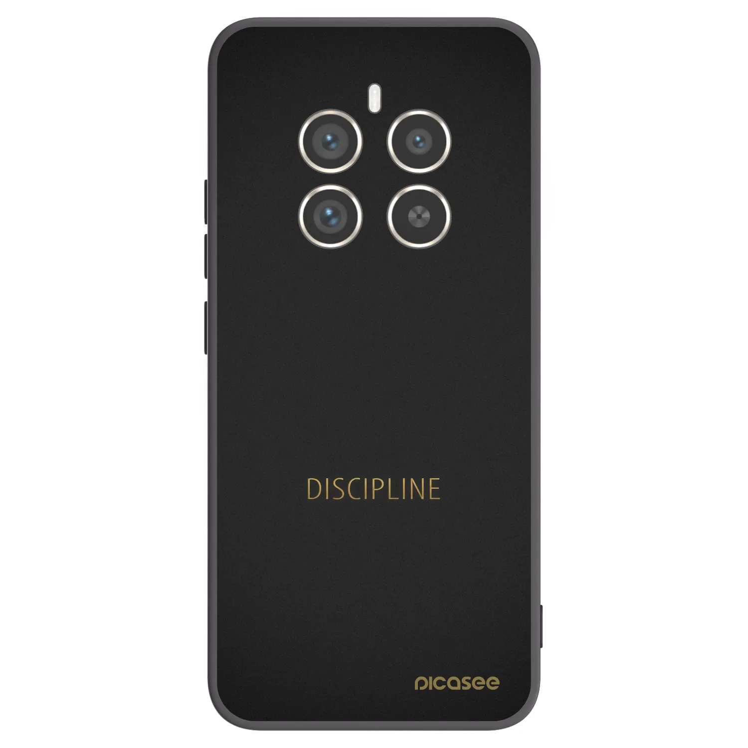 Picasee Realme 12 Pro 5G Hülle - Schwarzes Silikon - Discipline