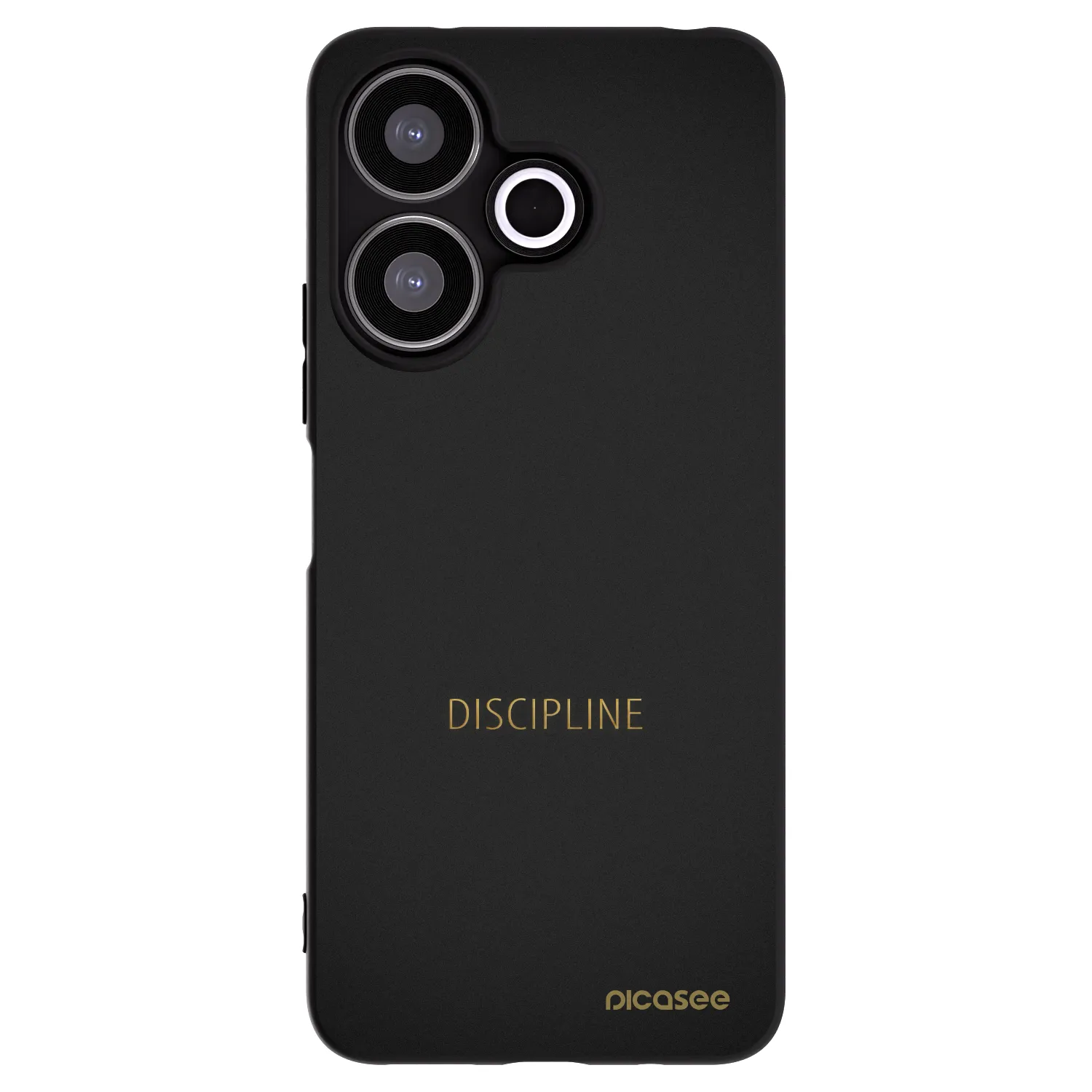 Picasee Xiaomi Redmi 13 4G Hülle - Schwarzes Silikon - Discipline
