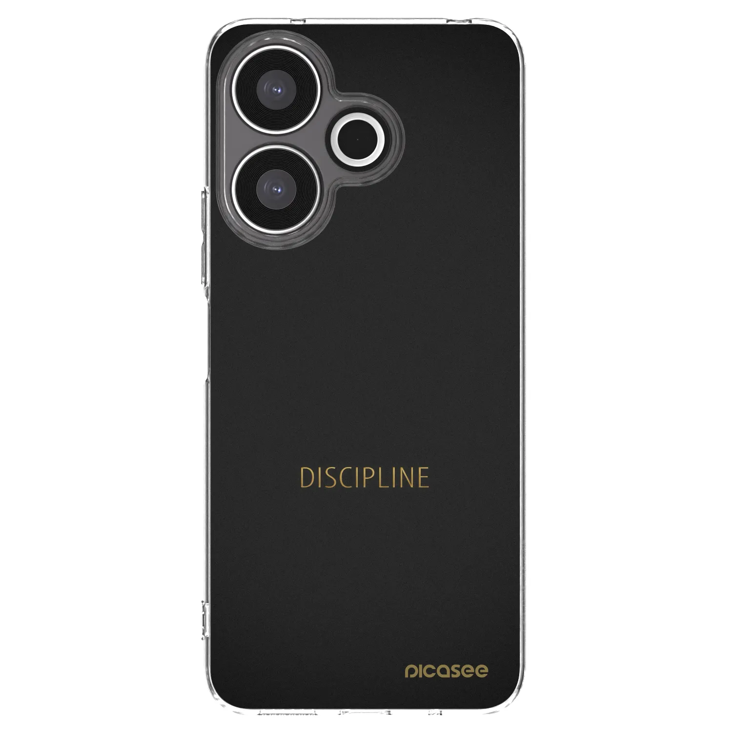 Picasee Xiaomi Redmi 13 4G Hülle - Transparentes Silikon - Discipline