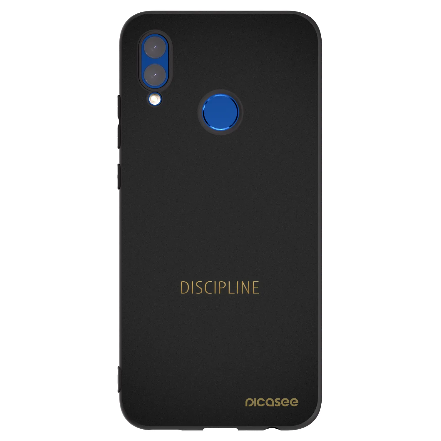 Picasee Huawei P Smart 2019 Hülle - Schwarzes Silikon - Discipline