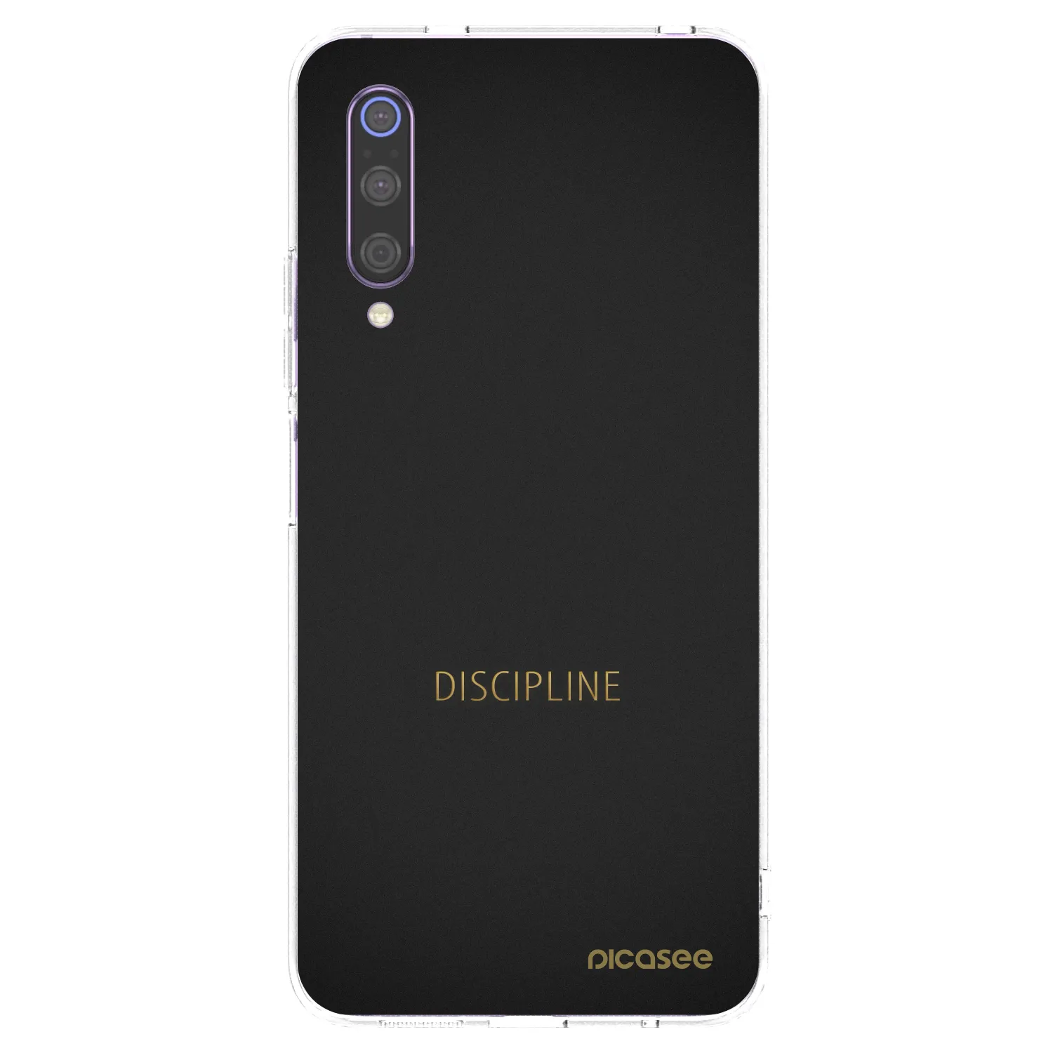 Picasee Xiaomi Mi 9 Hülle - Transparentes Silikon - Discipline