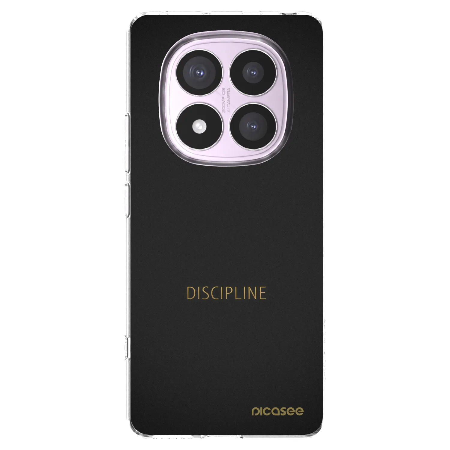 Picasee Xiaomi Redmi Note 14 Pro 5G Hülle - Transparentes Silikon - Discipline