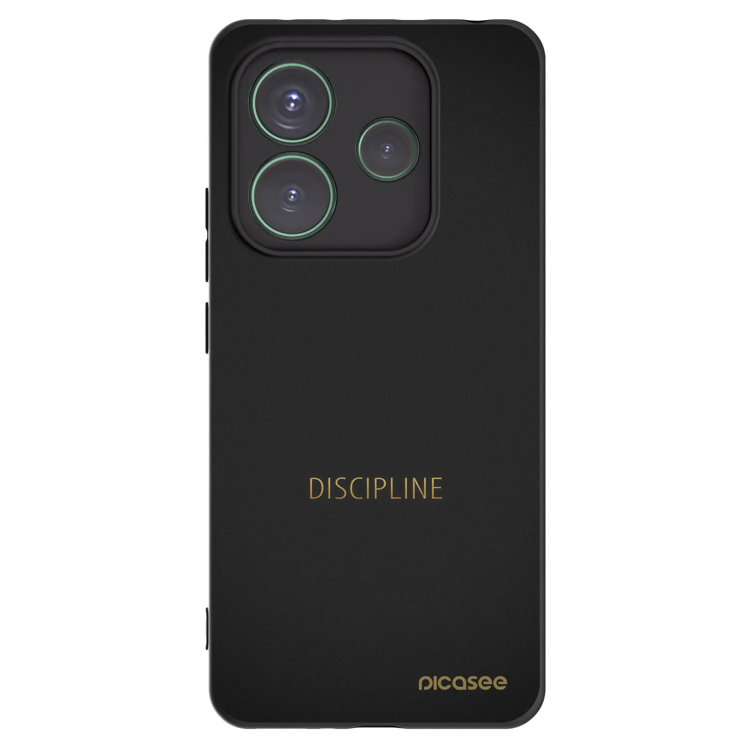 Picasee Xiaomi Redmi Note 14 5G Hülle - Schwarzes Silikon - Discipline