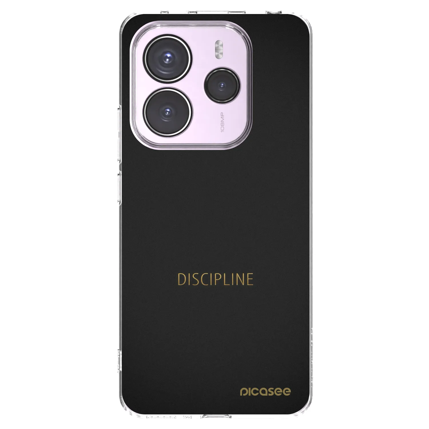 Picasee Xiaomi Redmi Note 14 5G Hülle - Transparentes Silikon - Discipline