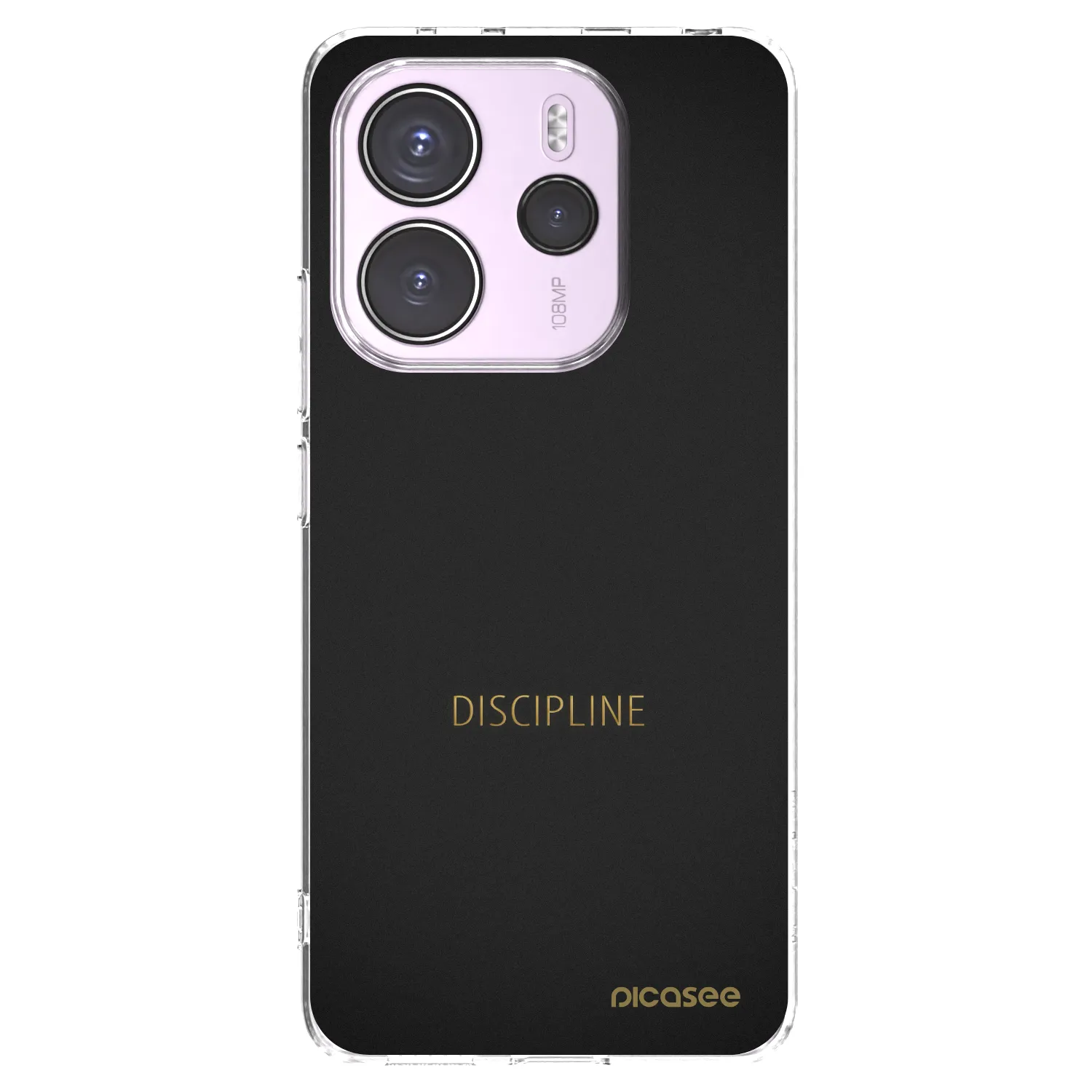 Picasee Xiaomi Redmi Note 14 4G Hülle - Transparentes Silikon - Discipline